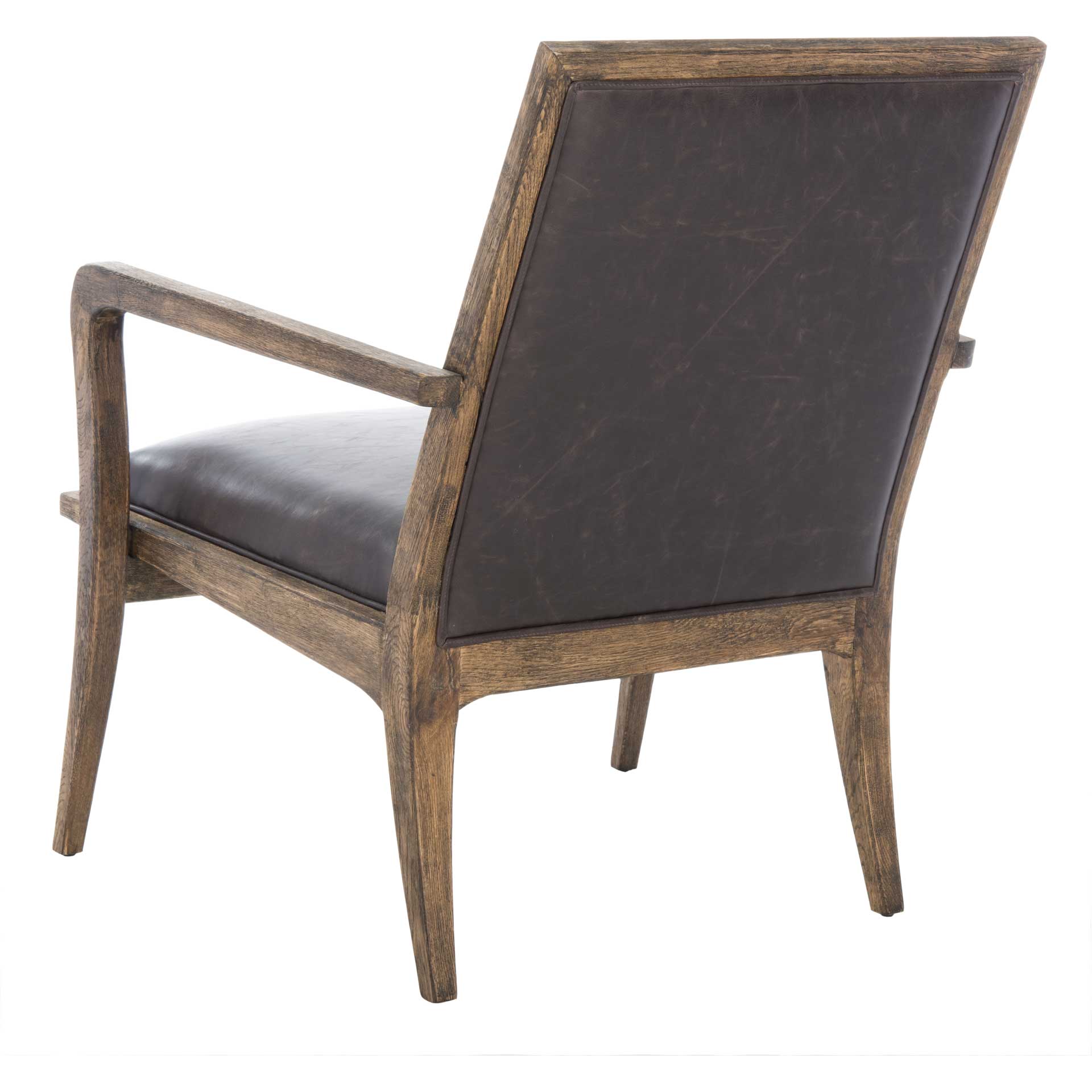 Rudy Mid-Century Accent Chair Dark Brown - Image 5