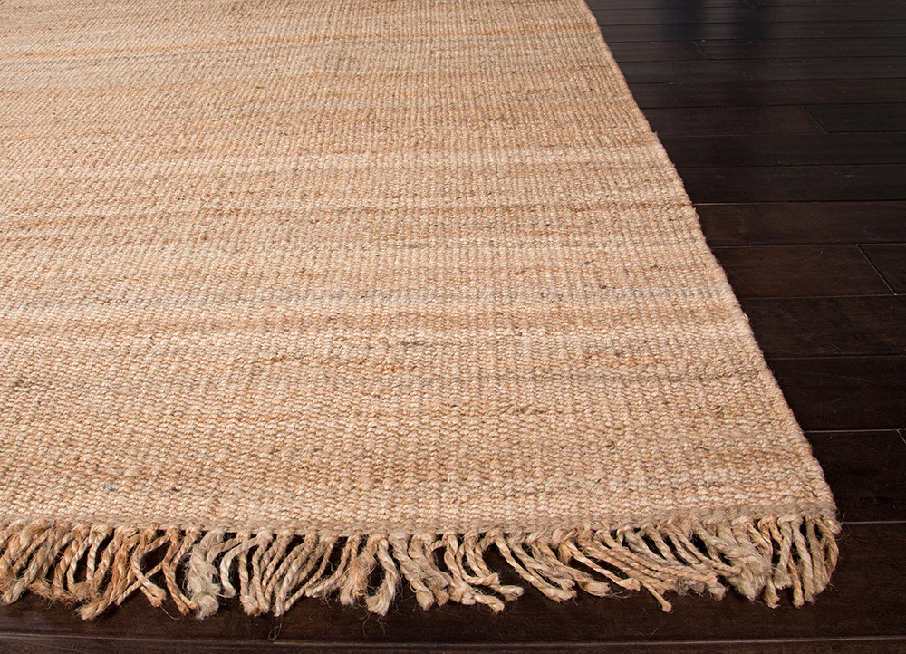 Rugged Natural Beige Area Rug - Image 3