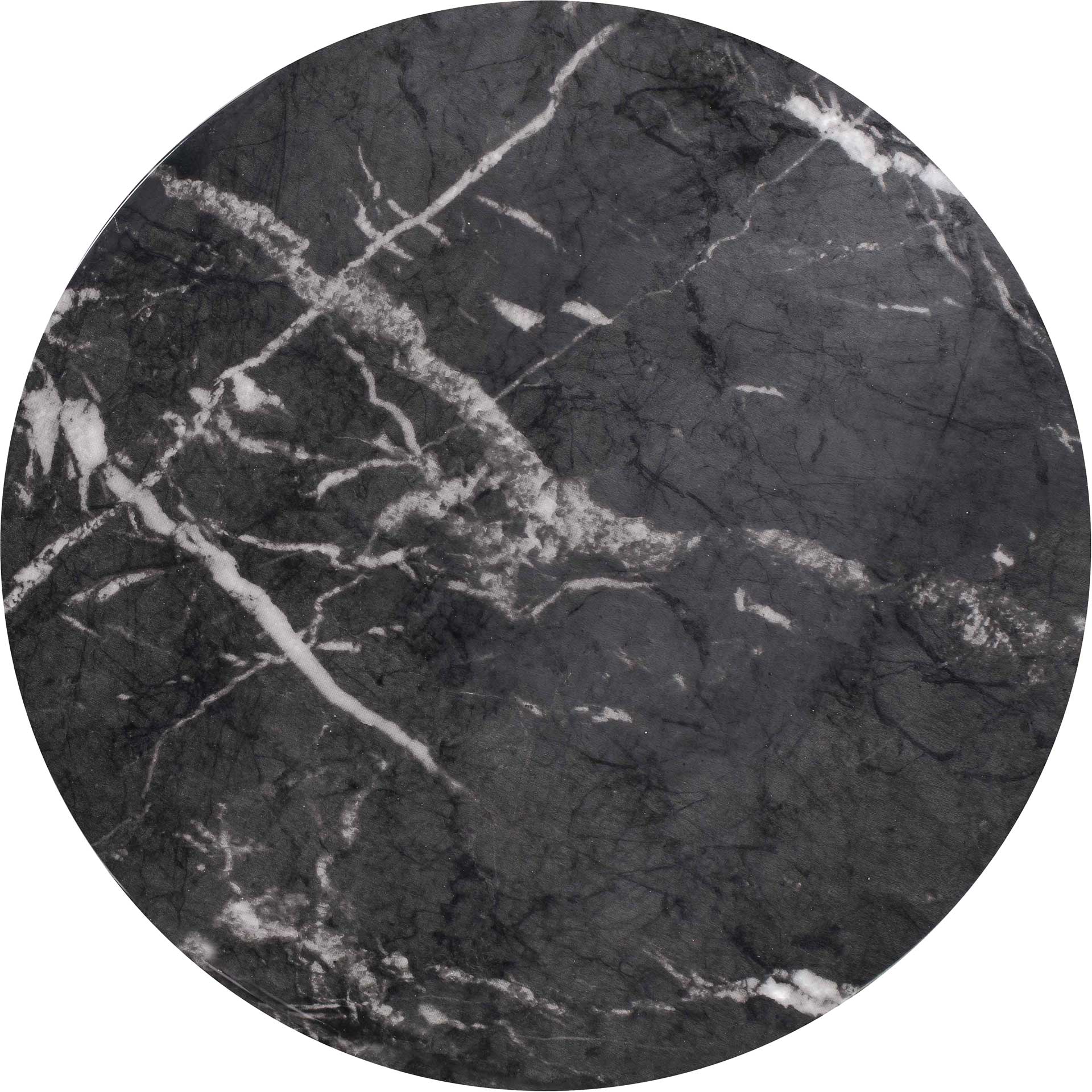 Rulan Marble Side Table Black - Image 3