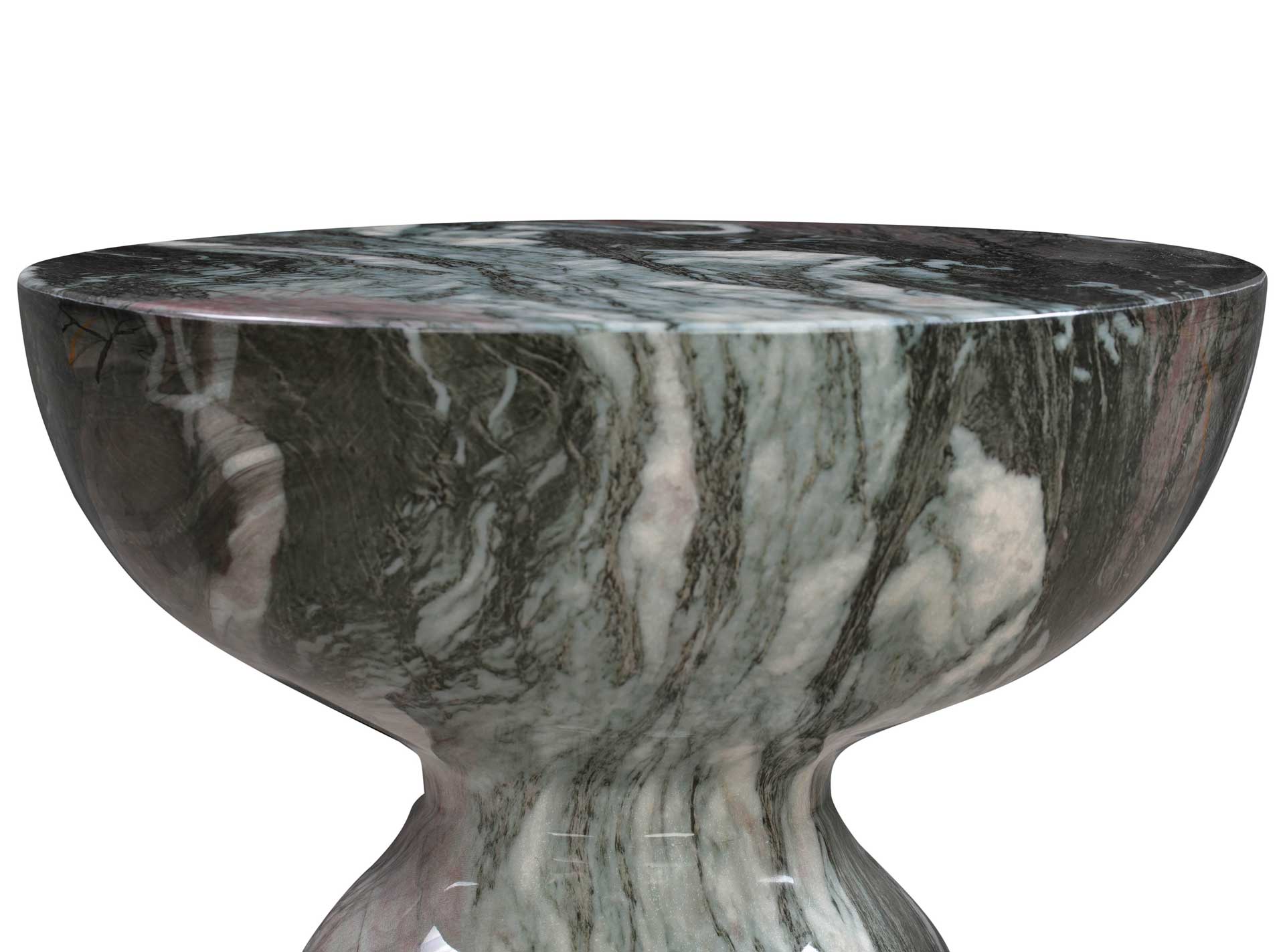 Rulan Marble Side Table Gray - Image 4