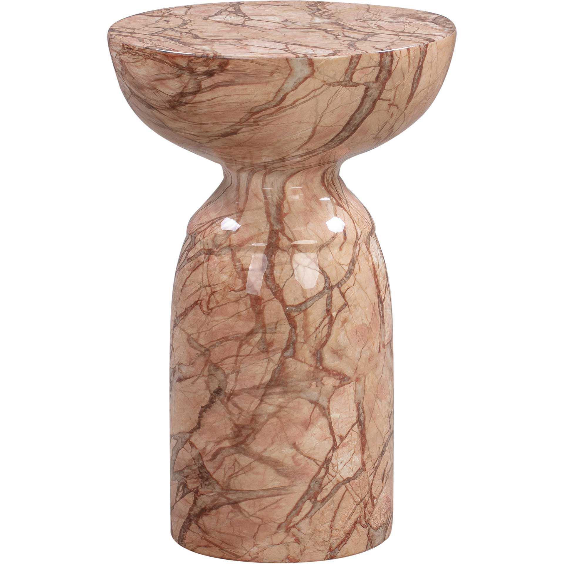 Rulan Marble Side Table Sunset - Image 2
