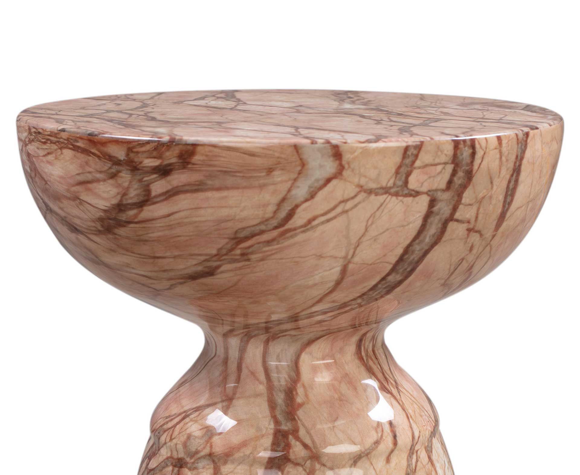 Rulan Marble Side Table Sunset - Image 4
