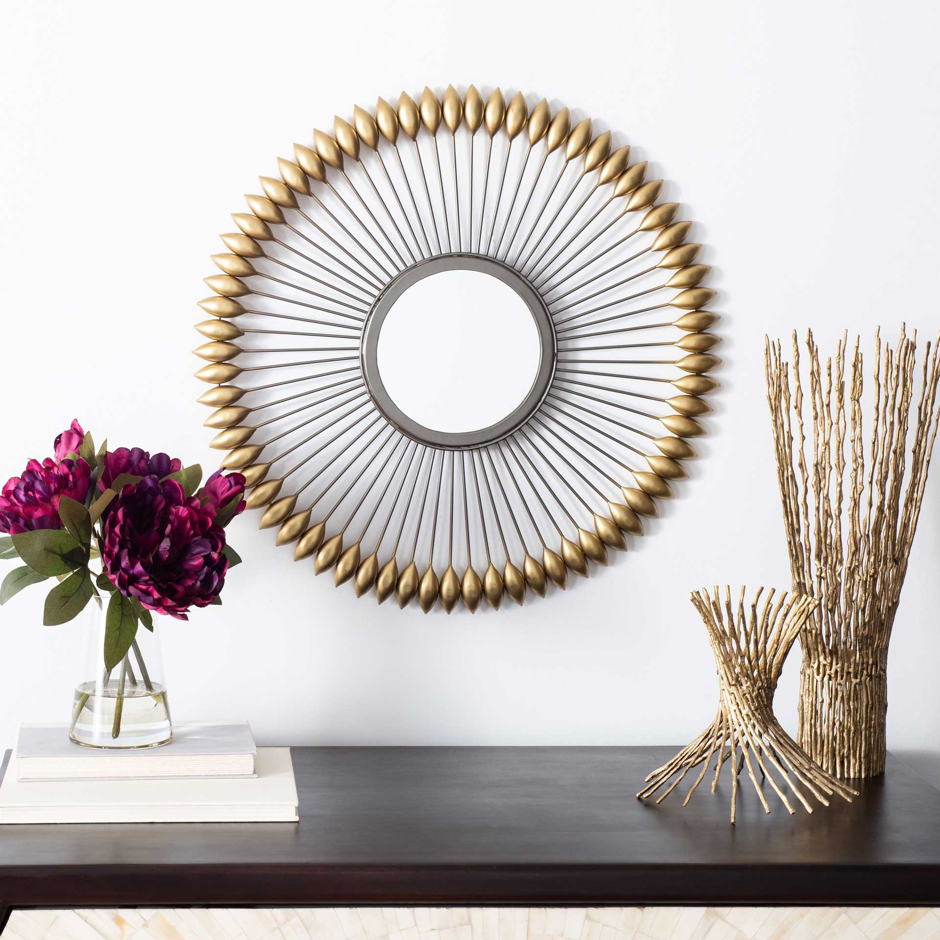 Rumford Mirror Zinc/Gold - Image 2