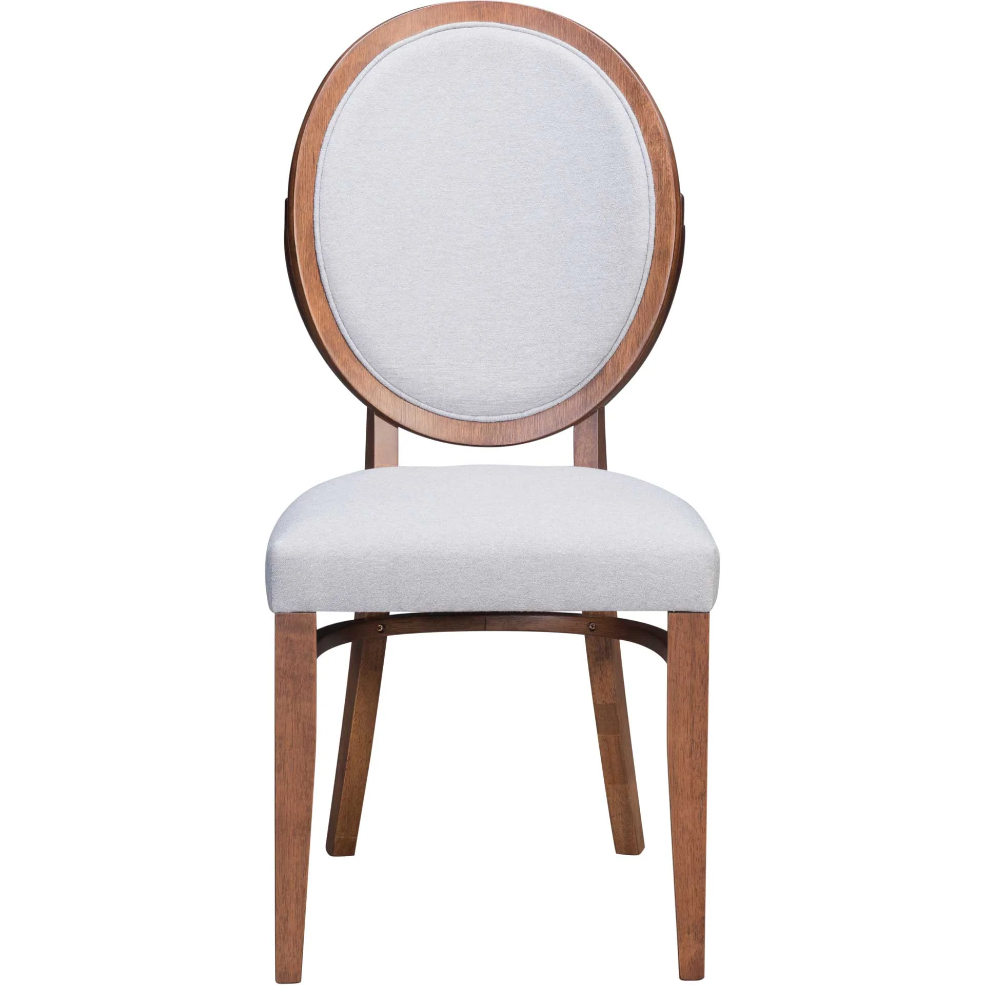 Russell Dining Chair Walnut/Light Gray - Image 3