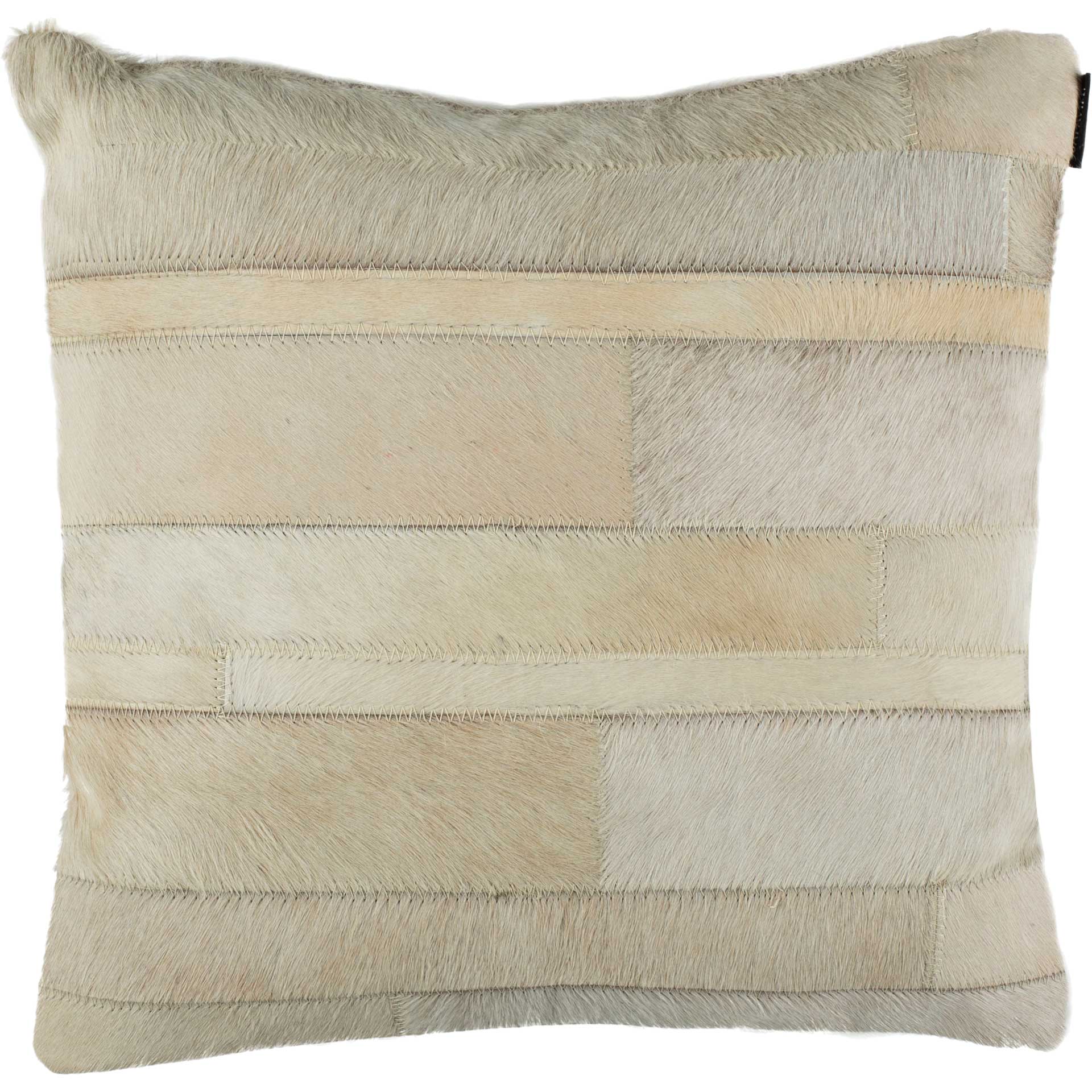 Ruth Cowhide Pillow White - Image 3