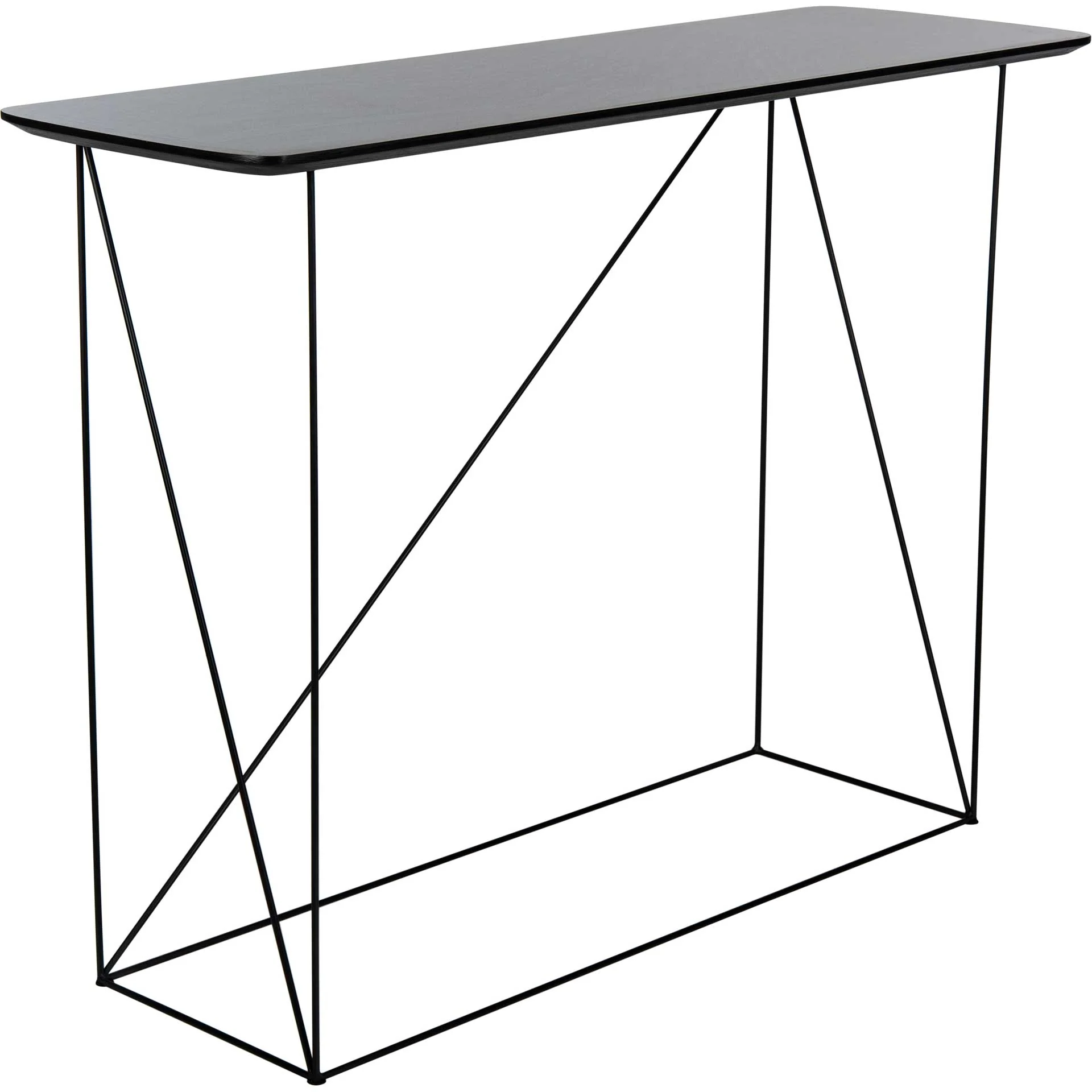 Ryder Console Table Gray/Black - Image 2