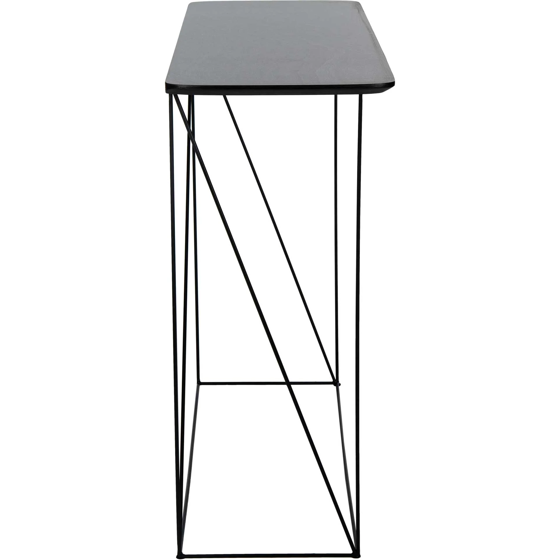 Ryder Console Table Gray/Black - Image 3