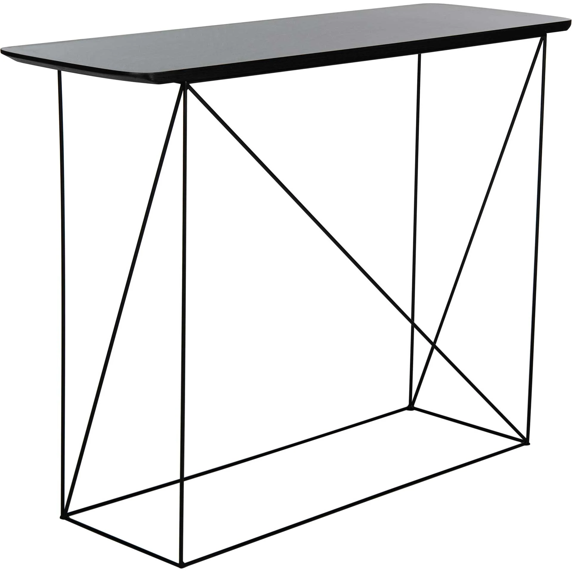 Ryder Console Table Gray/Black - Image 5