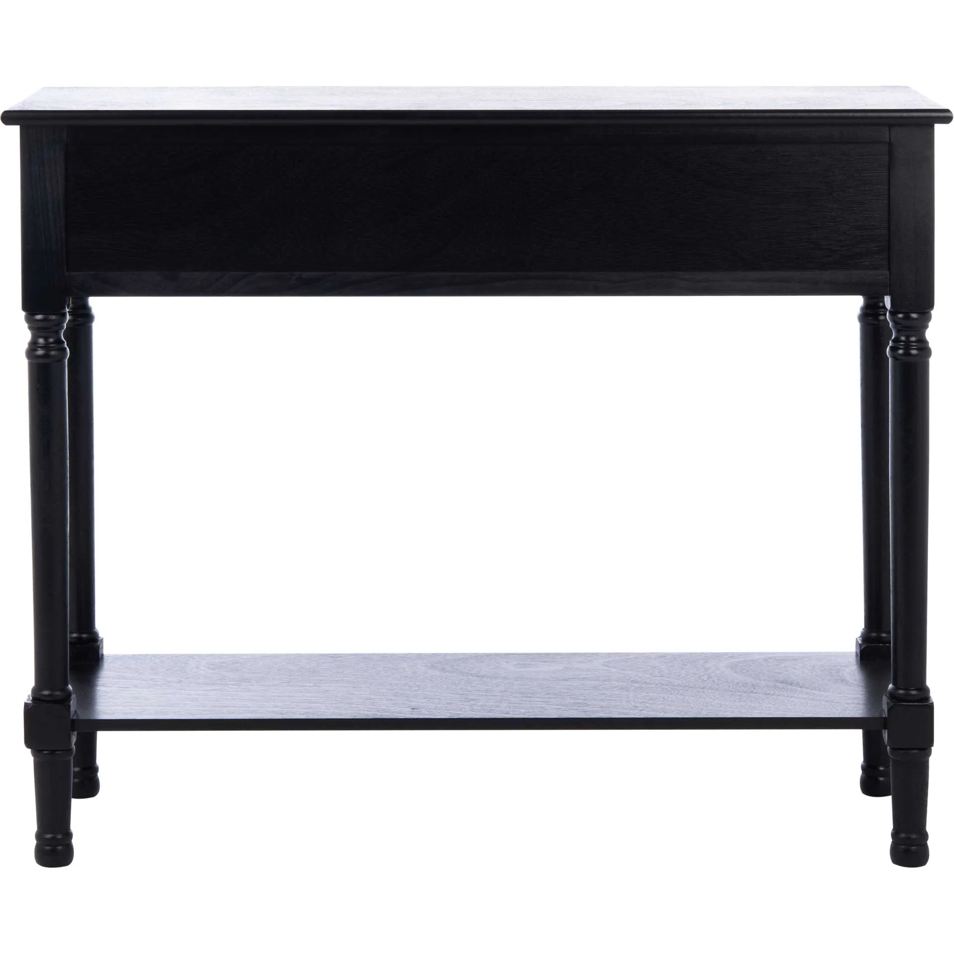Rylee 2 Drawer Console Table Black - Image 4