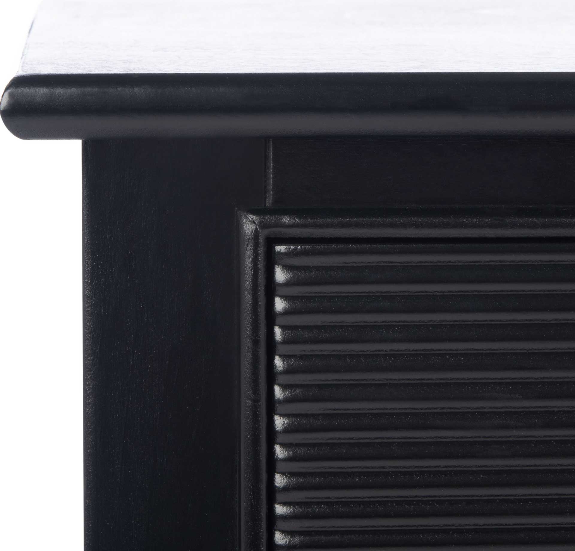 Rylee 2 Drawer Console Table Black - Image 5