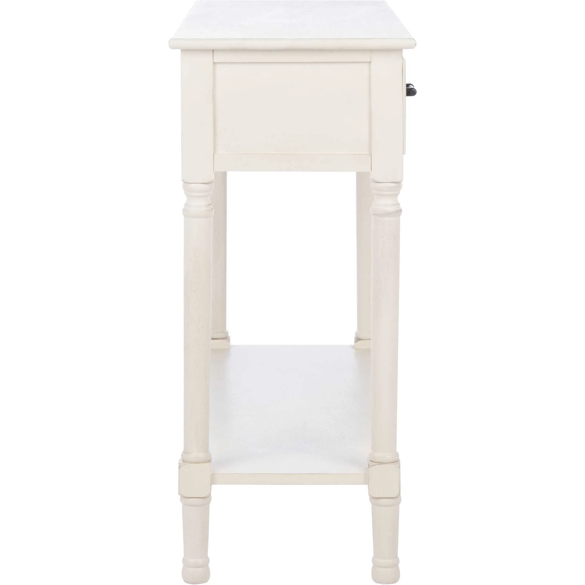 Rylee 2 Drawer Console Table Distressed White - Image 3