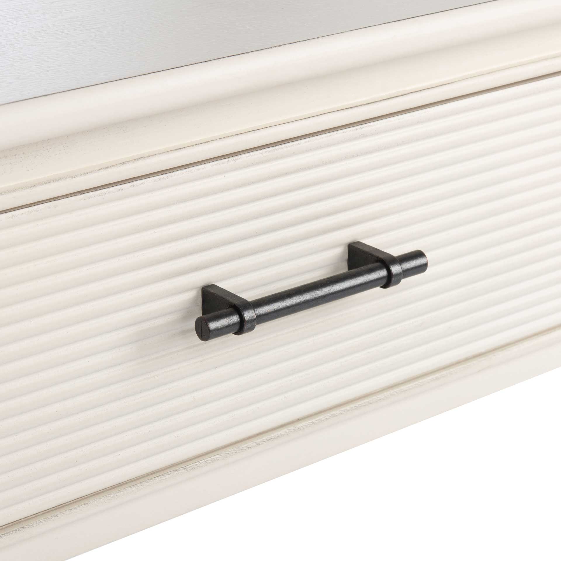 Rylee 2 Drawer Console Table Distressed White - Image 6