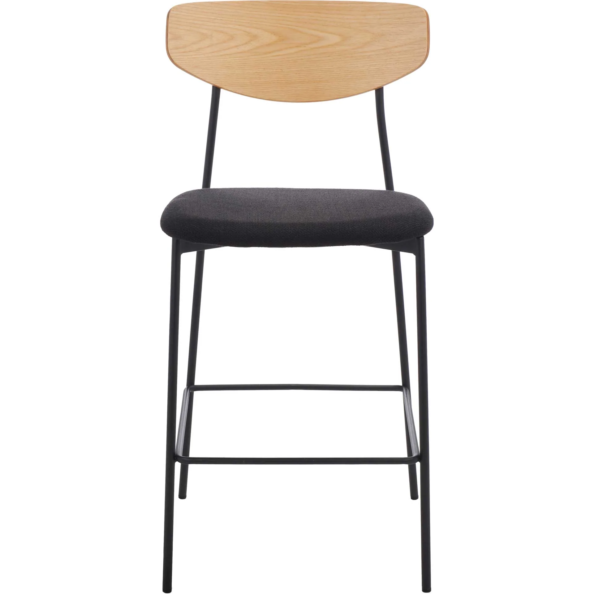Ryne Bar Stool Oak/Black - Image 6