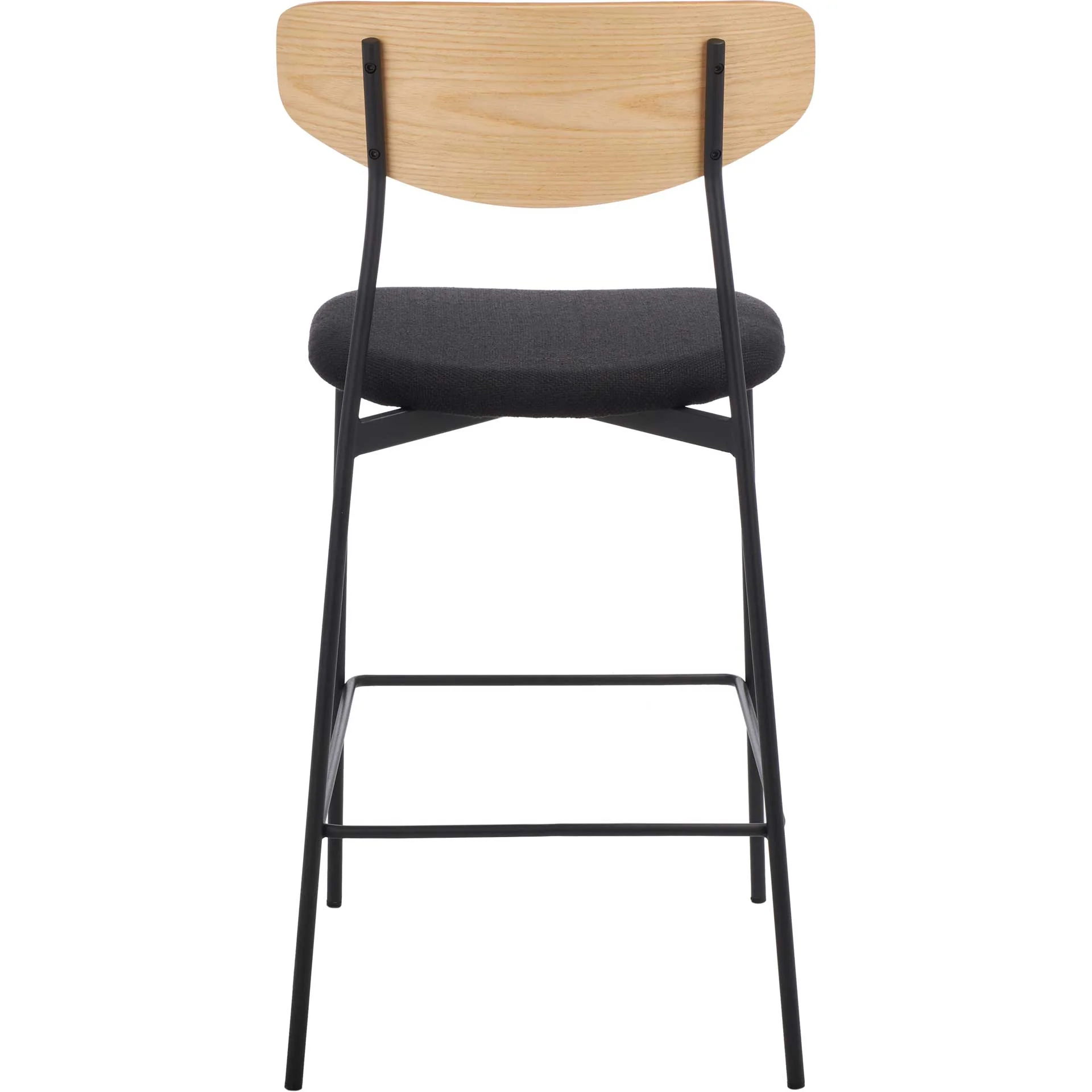 Ryne Bar Stool Oak/Black - Image 7
