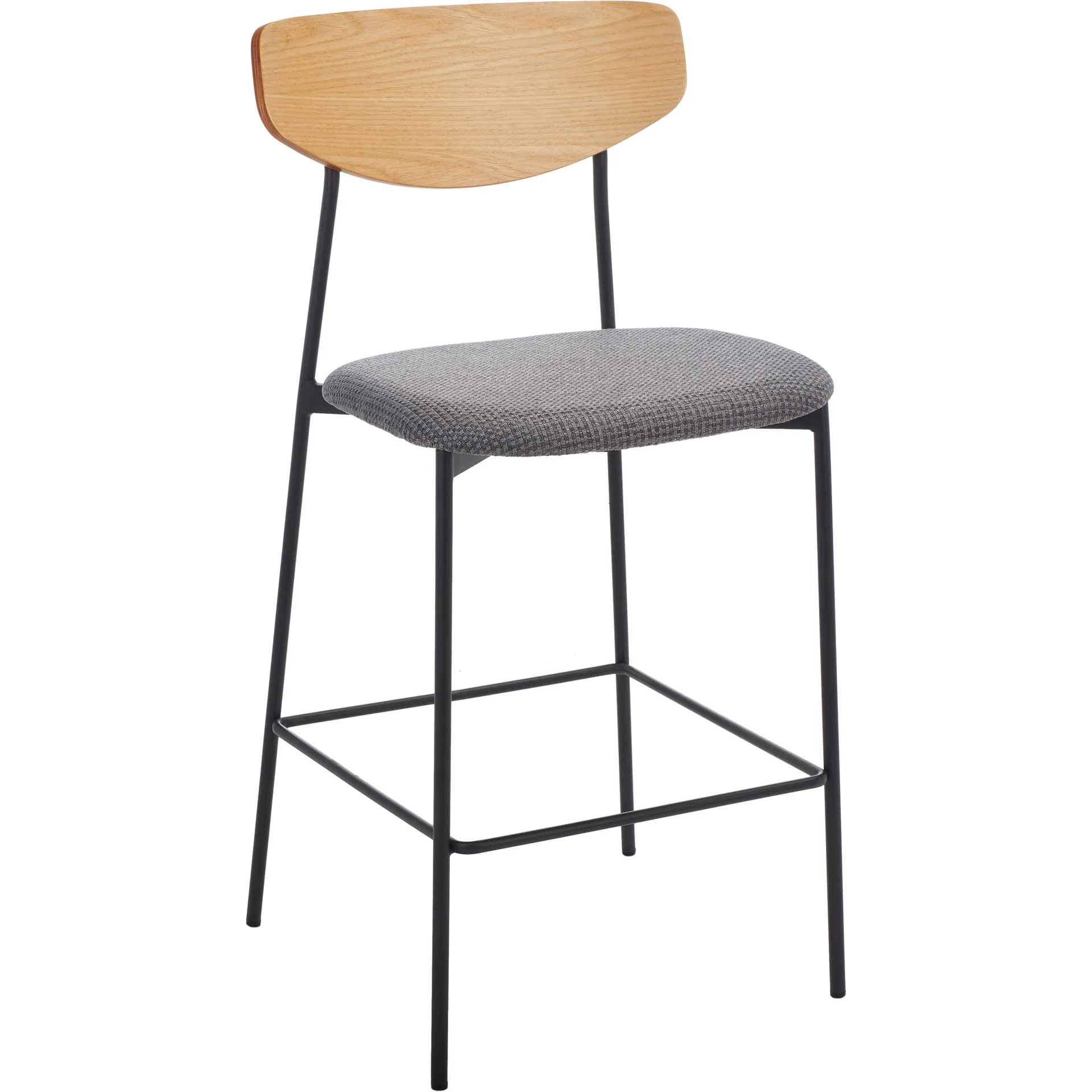 Ryne Bar Stool Oak/Gray - Image 5