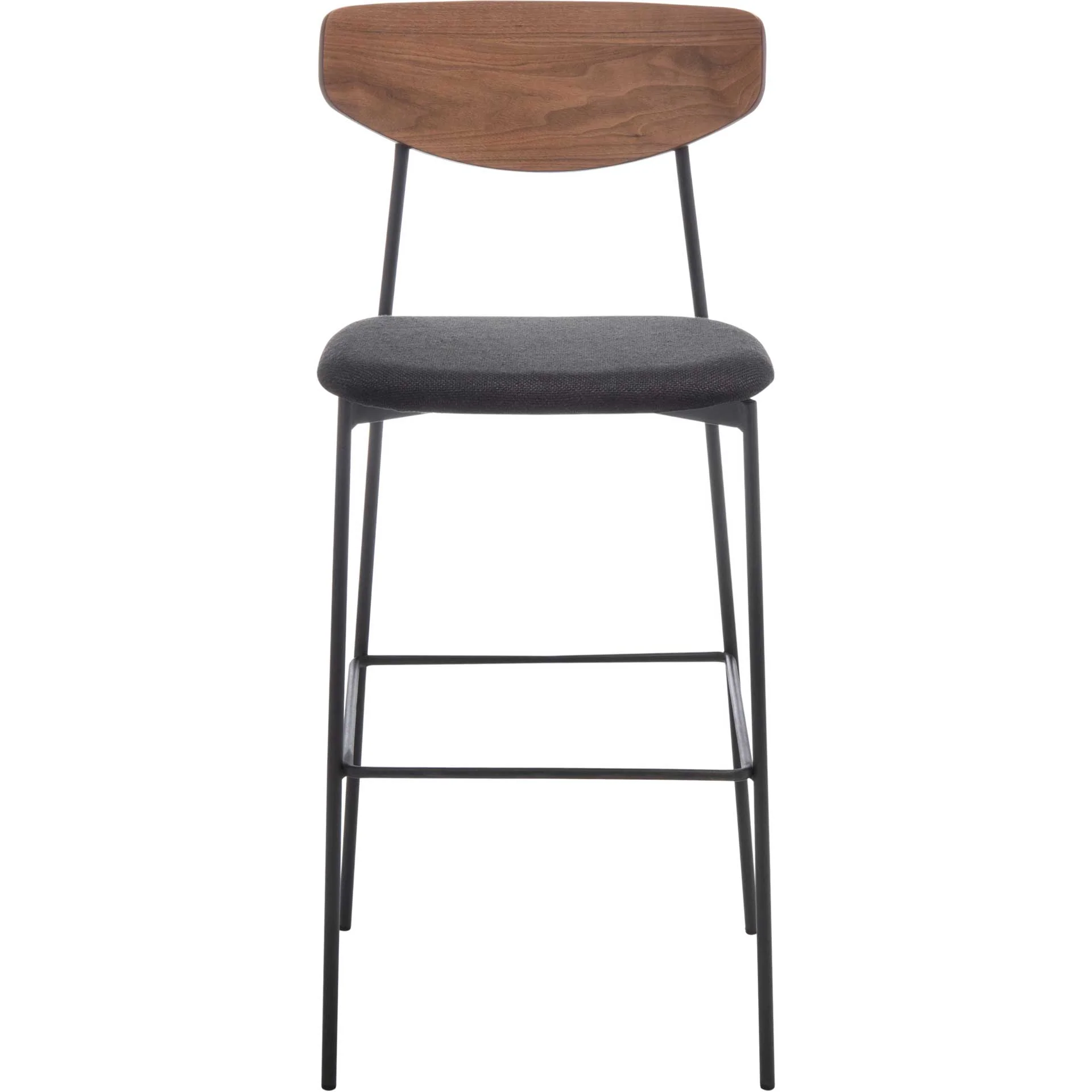 Ryne Bar Stool Walnut/Black - Image 2