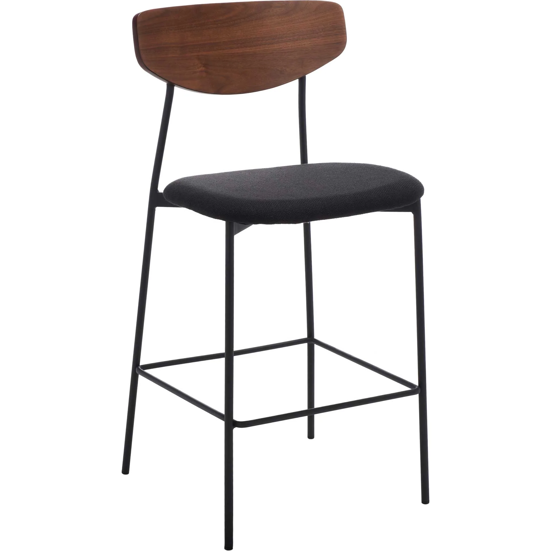 Ryne Bar Stool Walnut/Black - Image 5