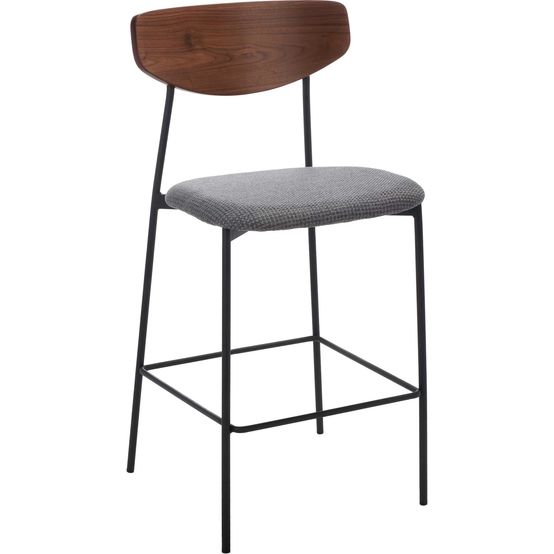 Ryne Bar Stool Walnut/Gray - Image 5