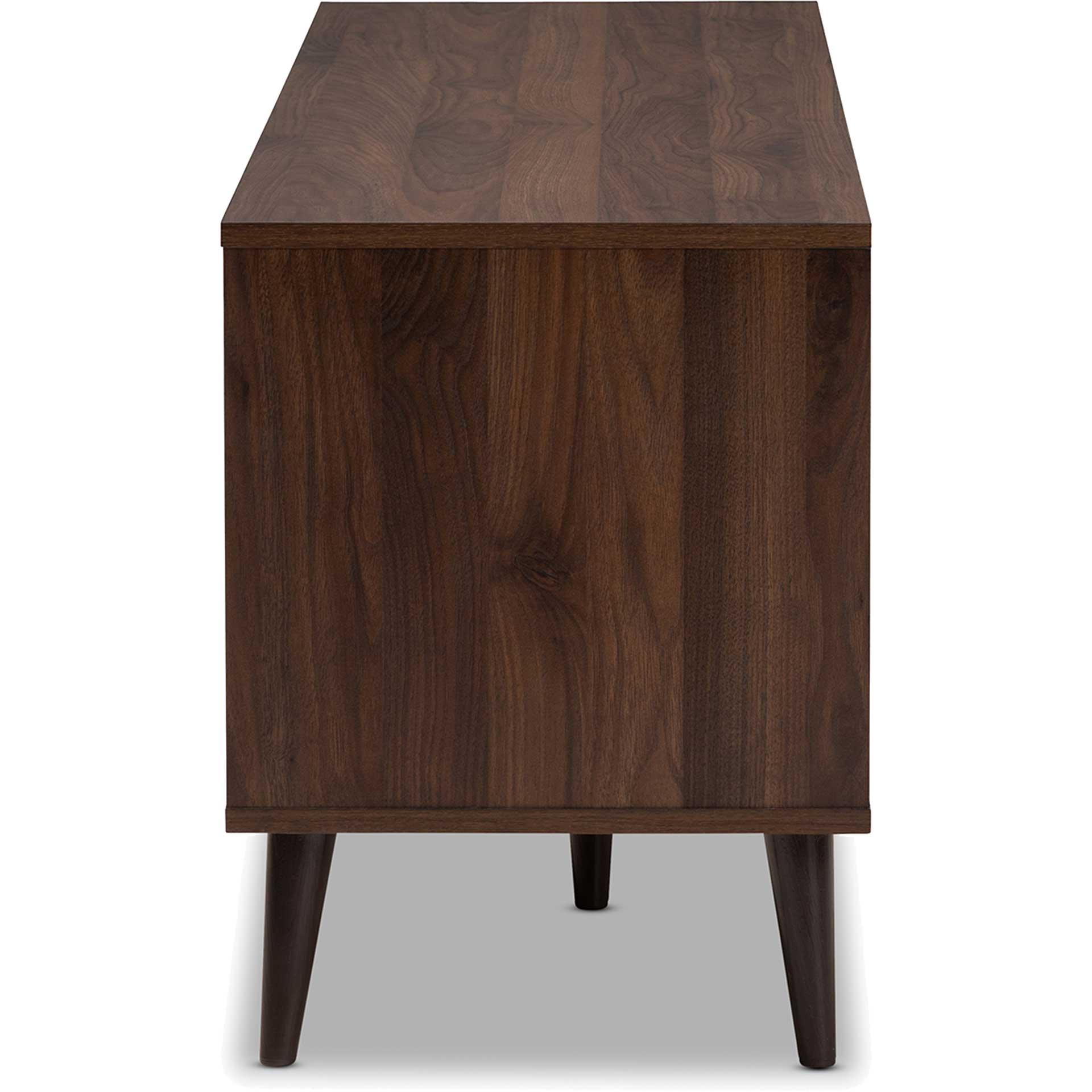 Sabastian TV Stand Walnut/Dark Gray - Image 3