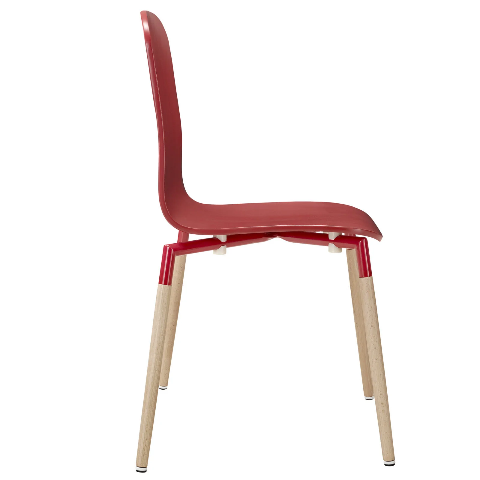 Sabin Wood Chair Red - Image 2