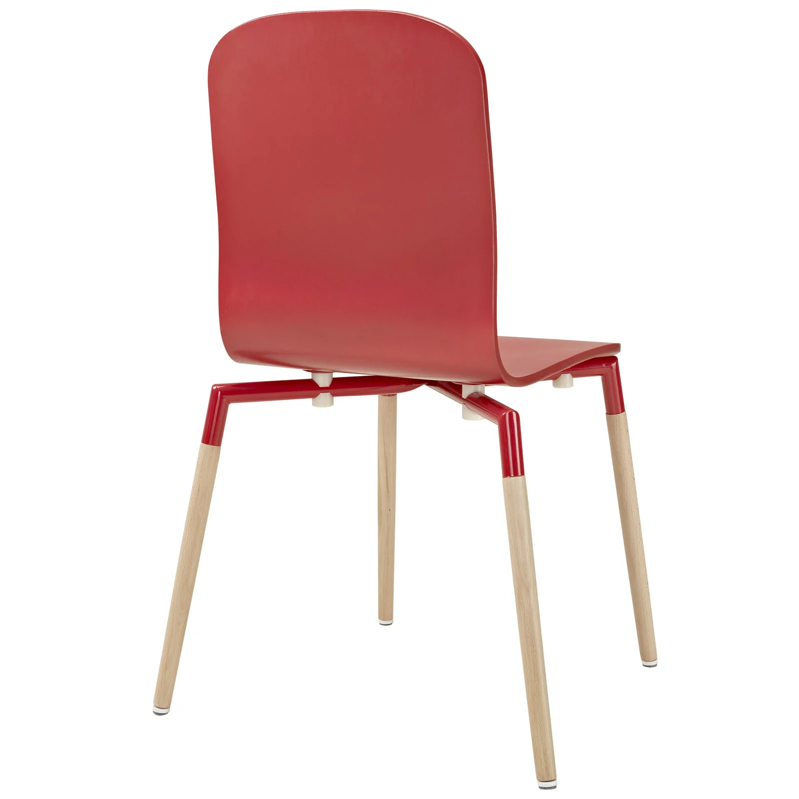 Sabin Wood Chair Red - Image 3