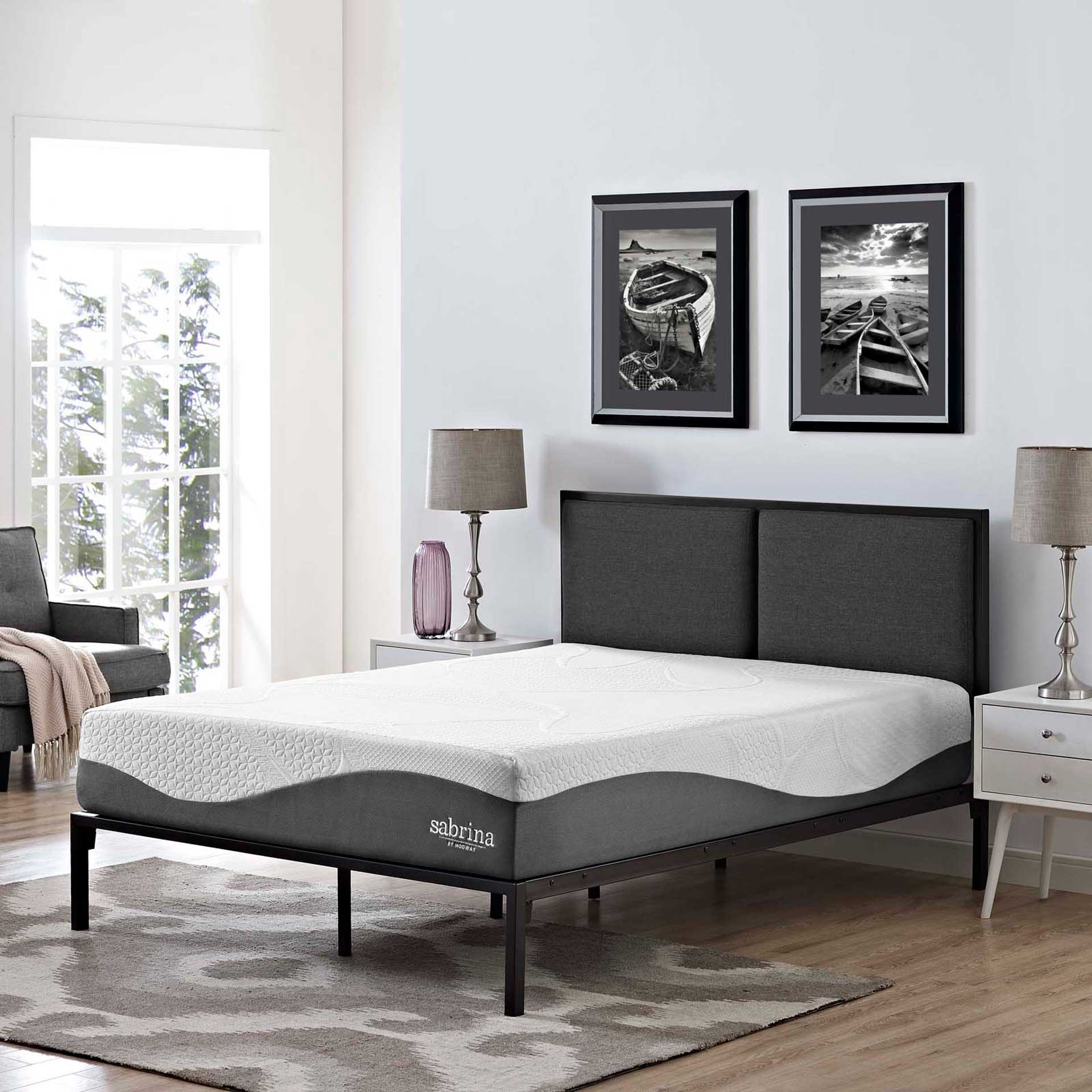 Sabrina 12" Memory Foam Mattress White - Image 8
