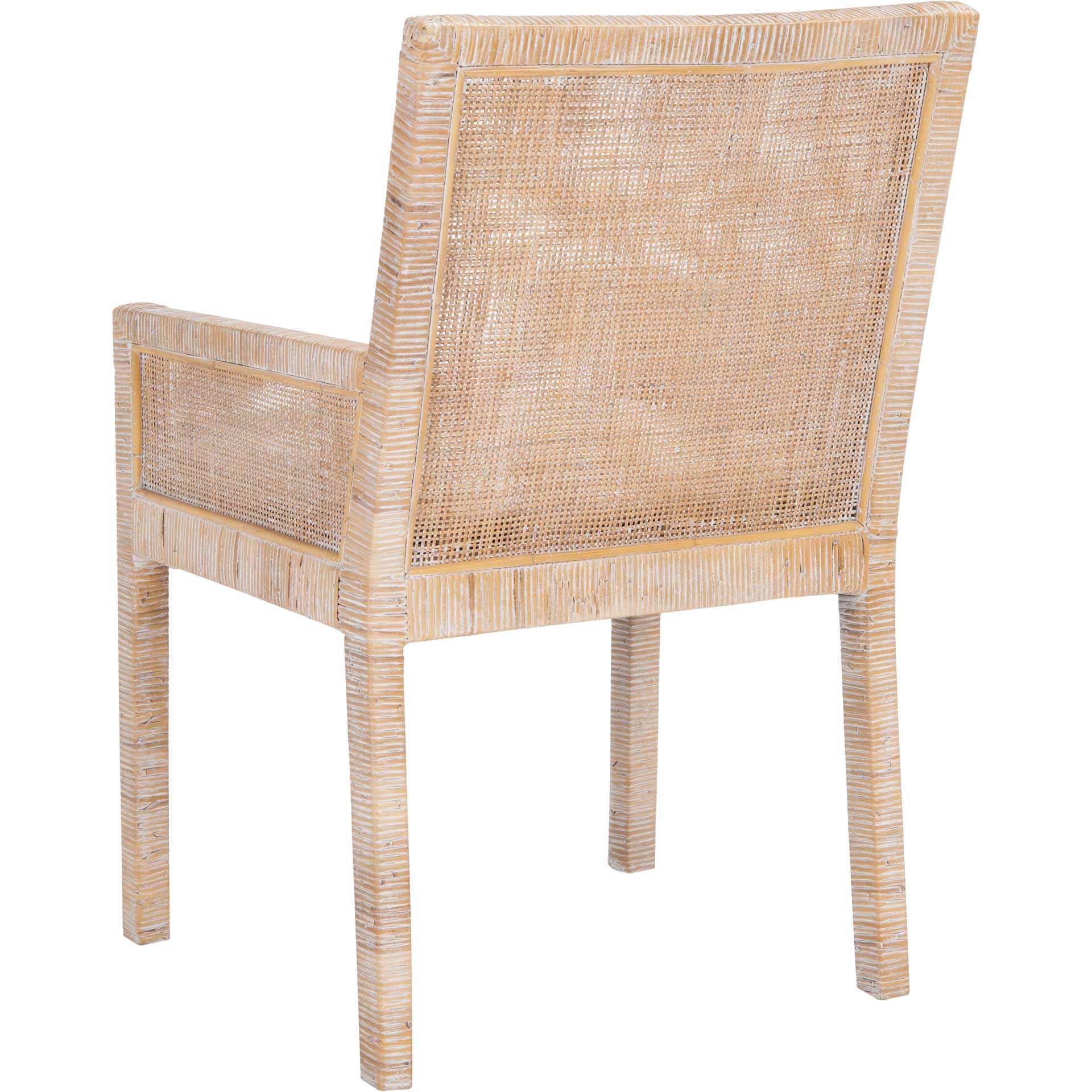 Saffron Accent Chair With Cushion Gray White Wash - Image 4