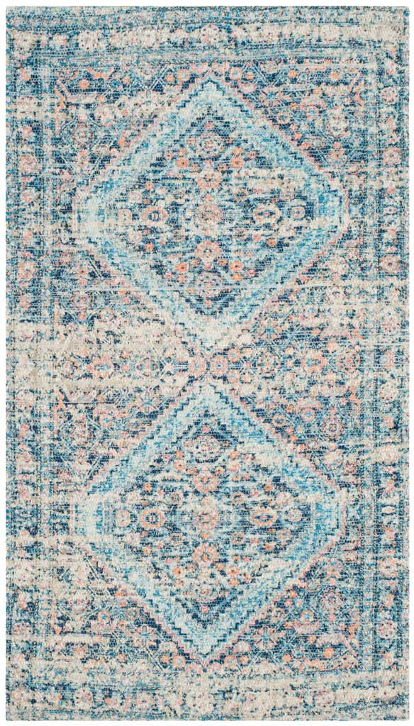 Saffron Blue/Turquoise Area Rug - Image 2