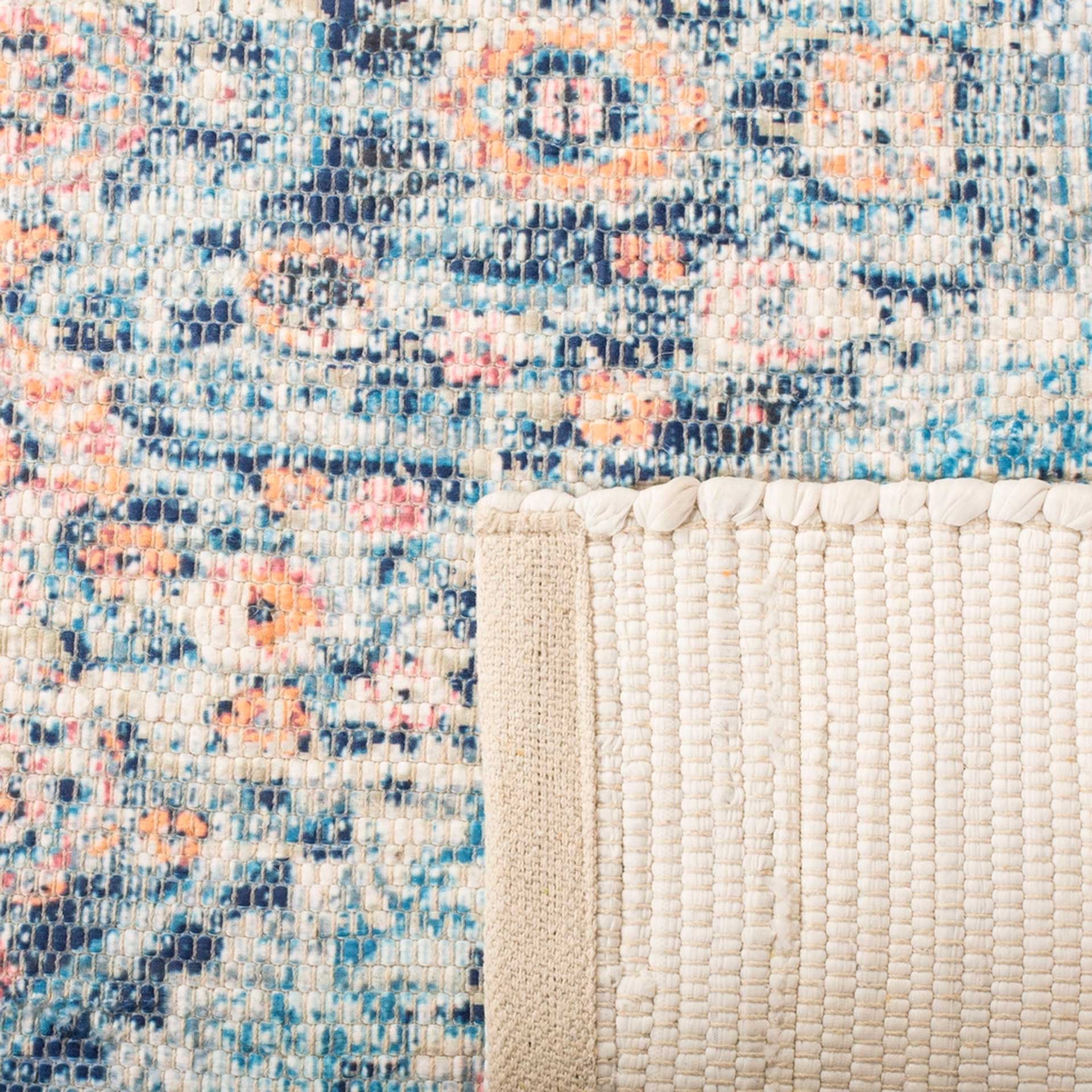 Saffron Blue/Turquoise Area Rug - Image 3
