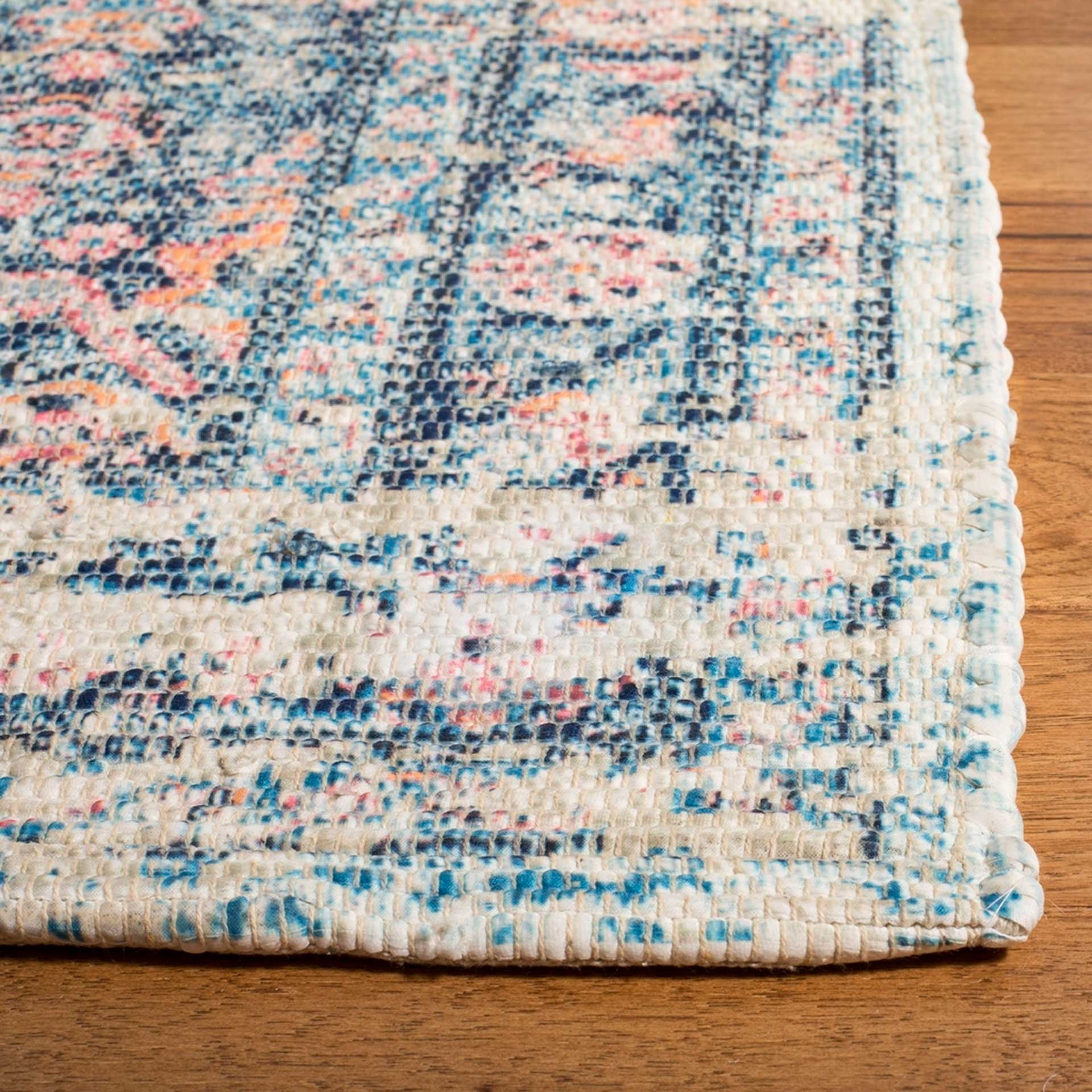 Saffron Blue/Turquoise Area Rug - Image 4
