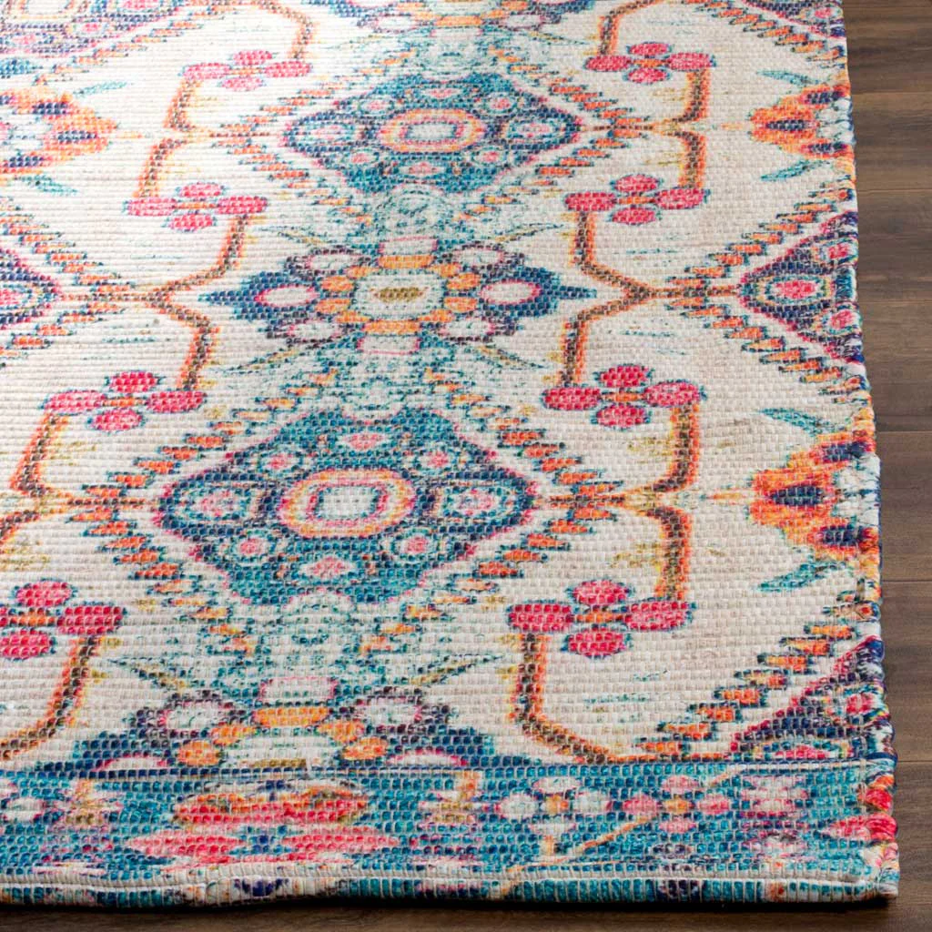 Saffron Cream/Blue Area Rug - Image 2