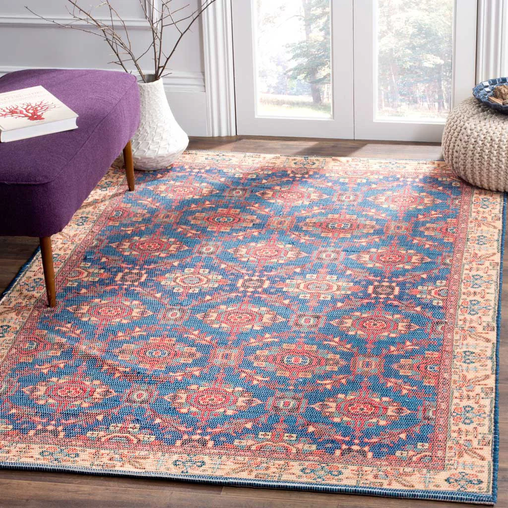 Saffron Navy/Beige Area Rug - Image 4