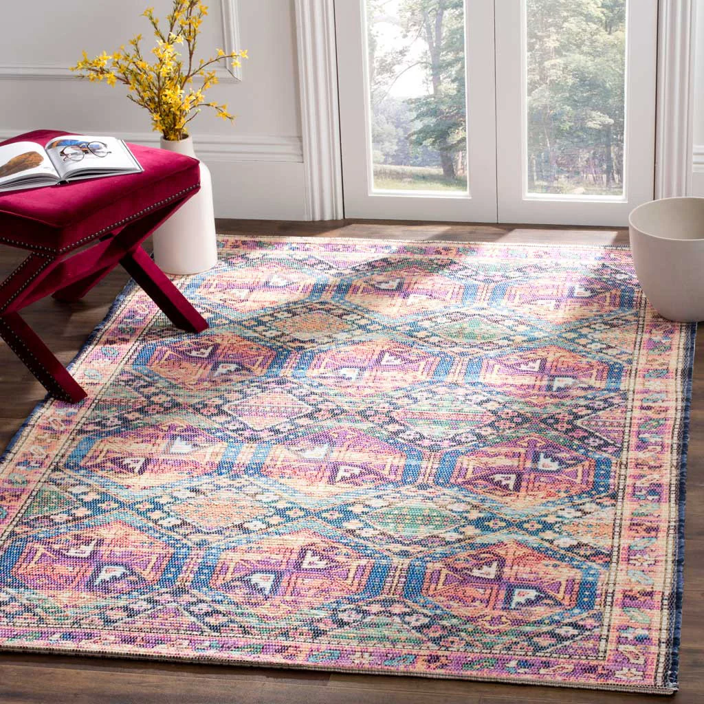 Saffron Purple/Blue Area Rug - Image 4