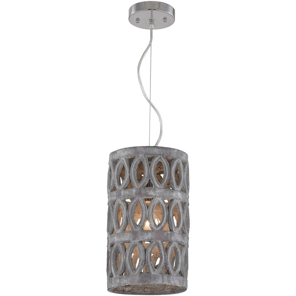 Saladin Pierced Lantern Antique Gray - Image 2