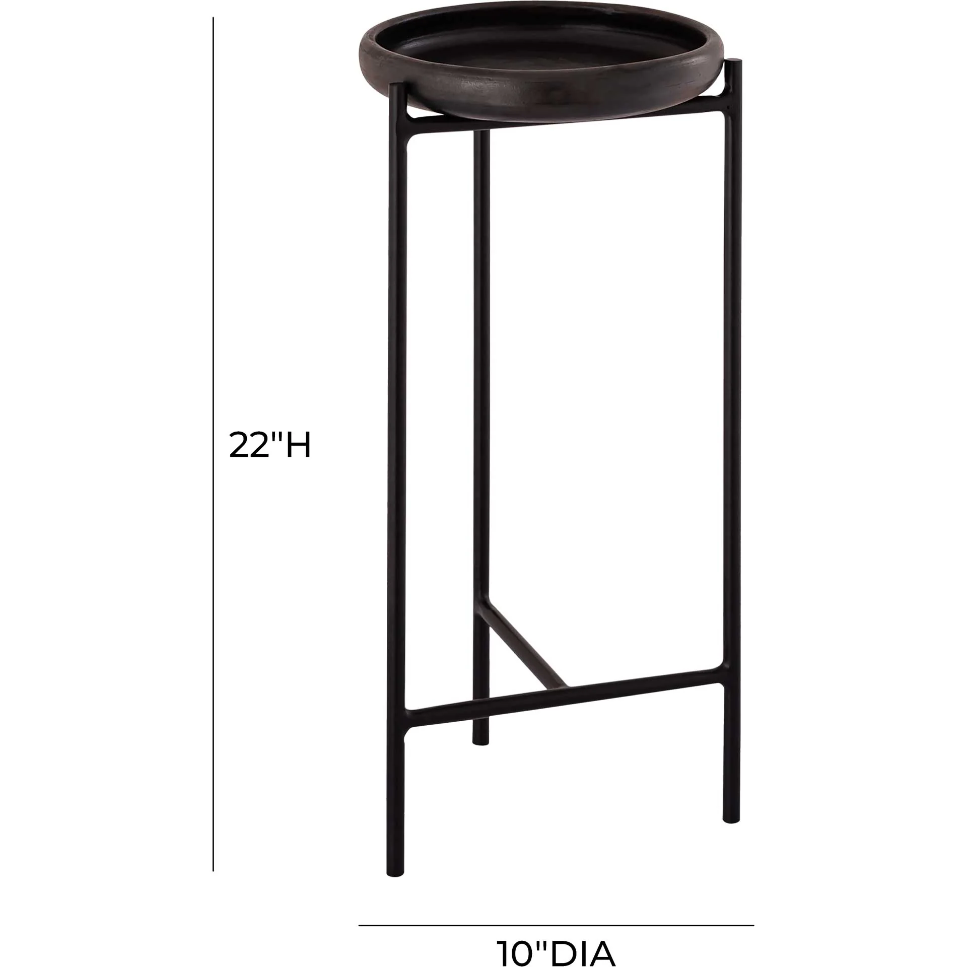 Salient Side Table Black - Image 6