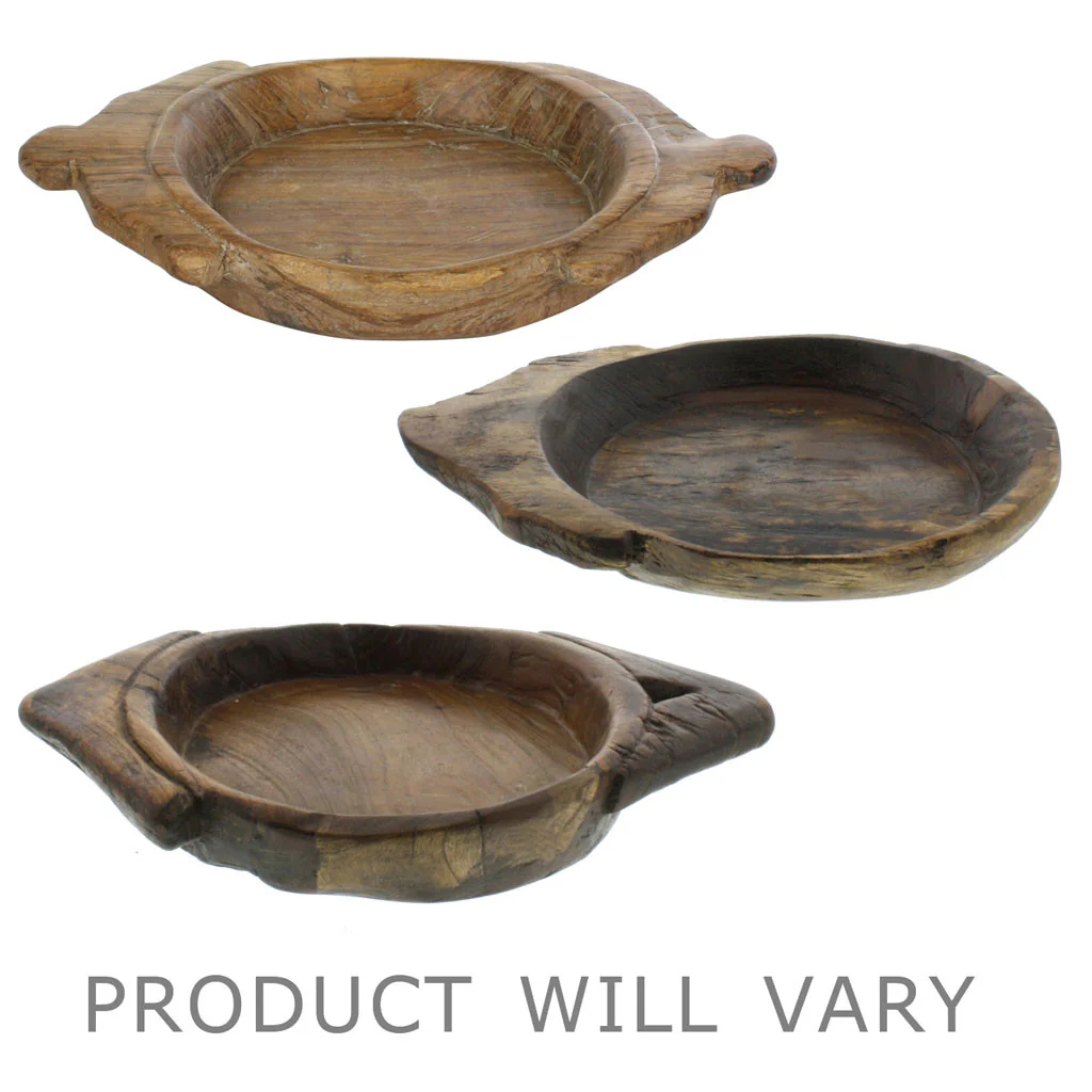 Salvaged Wood Dough Bowl Small - Image 2