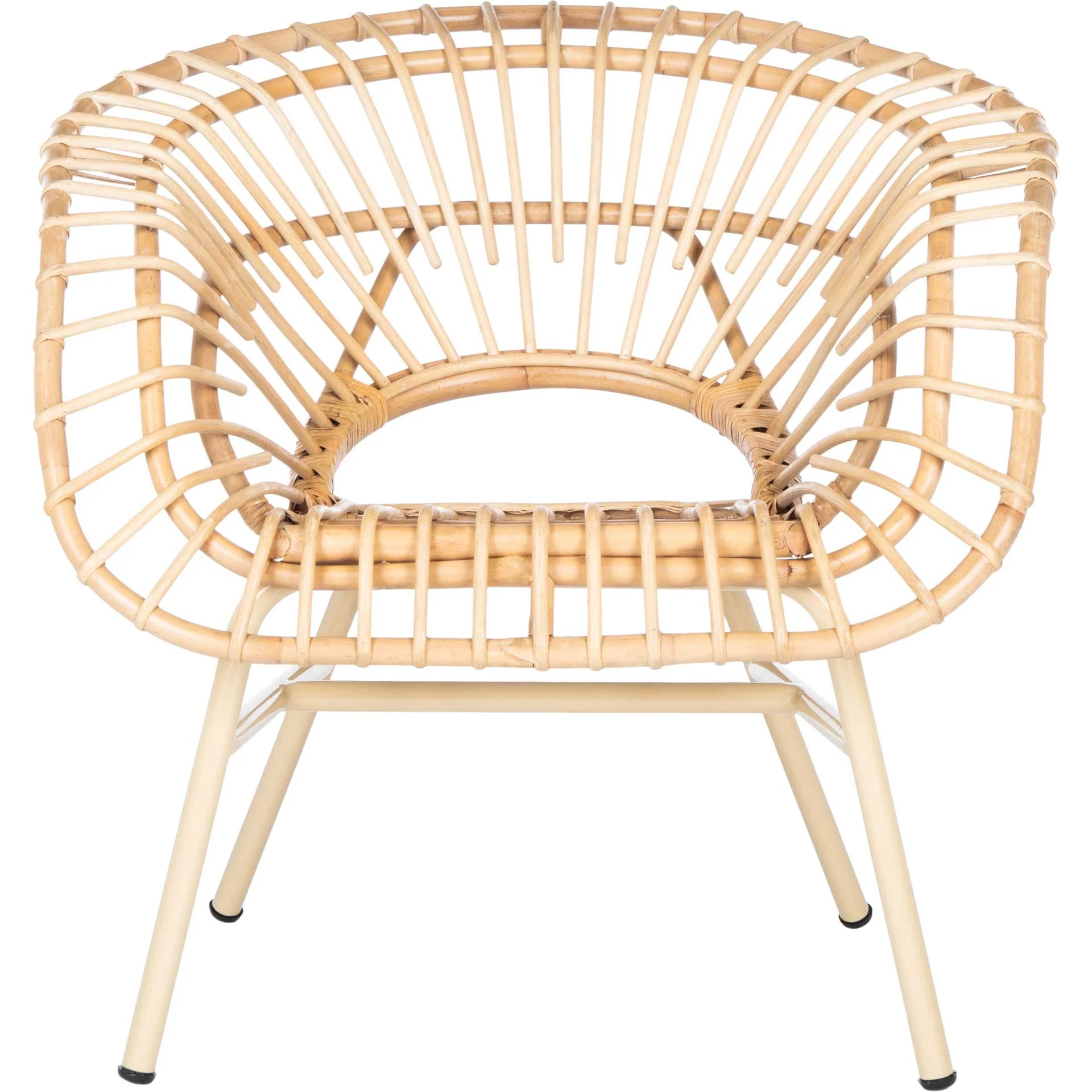 Sammi Rattan Accent Chair Natural/Cream - Image 2
