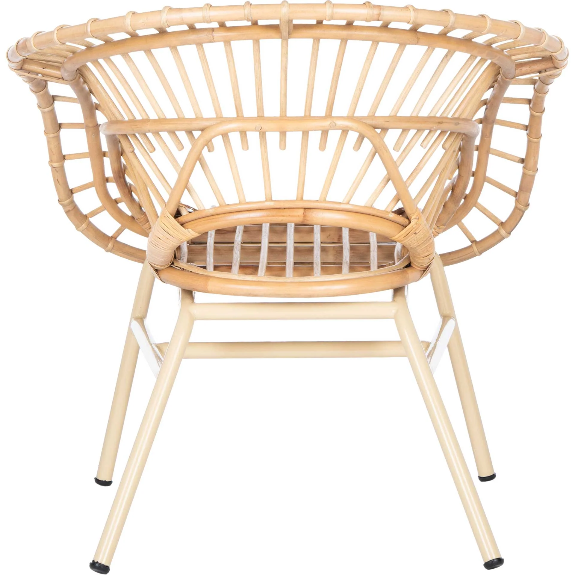 Sammi Rattan Accent Chair Natural/Cream - Image 3