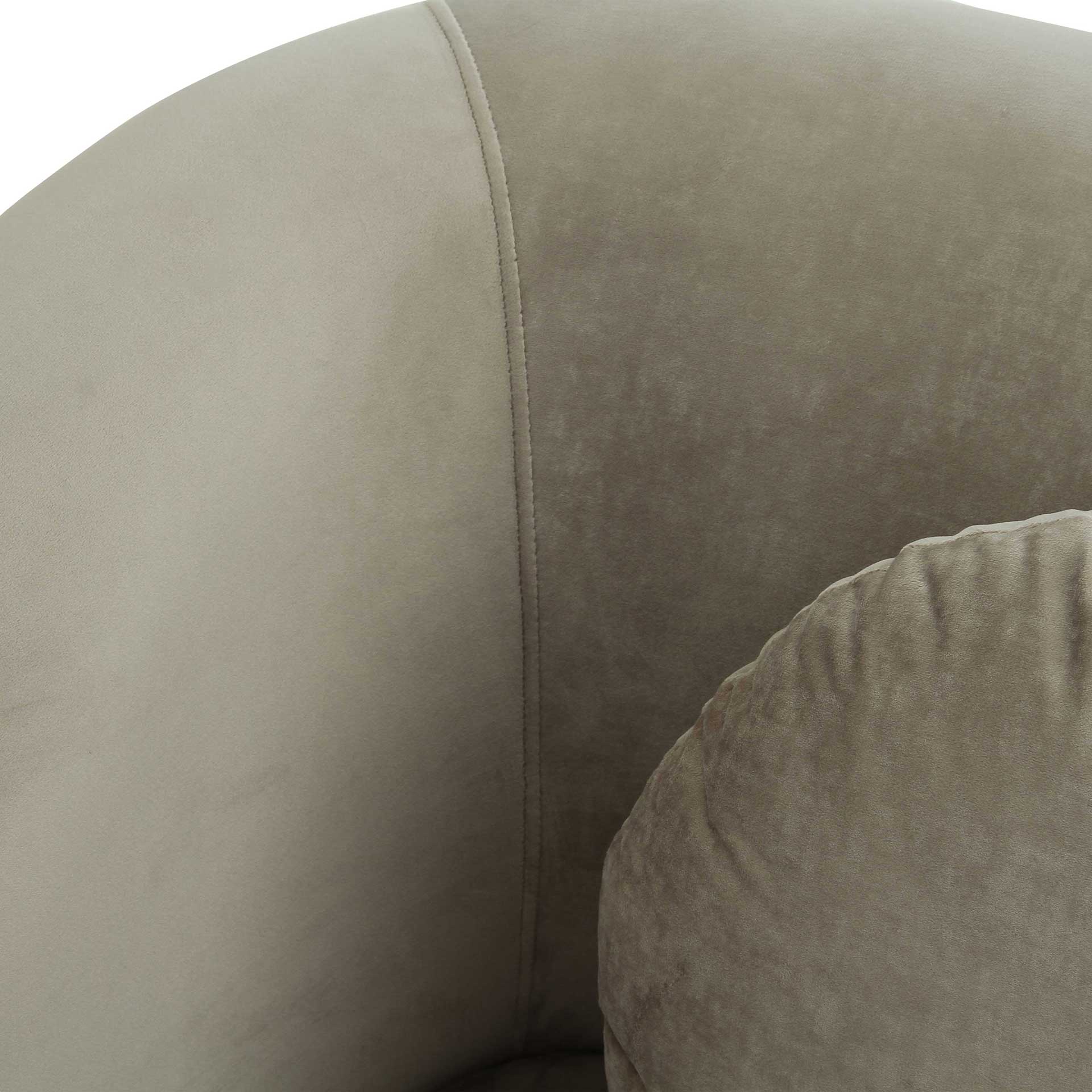 Sammi Velvet Sofa Alabaster - Image 4