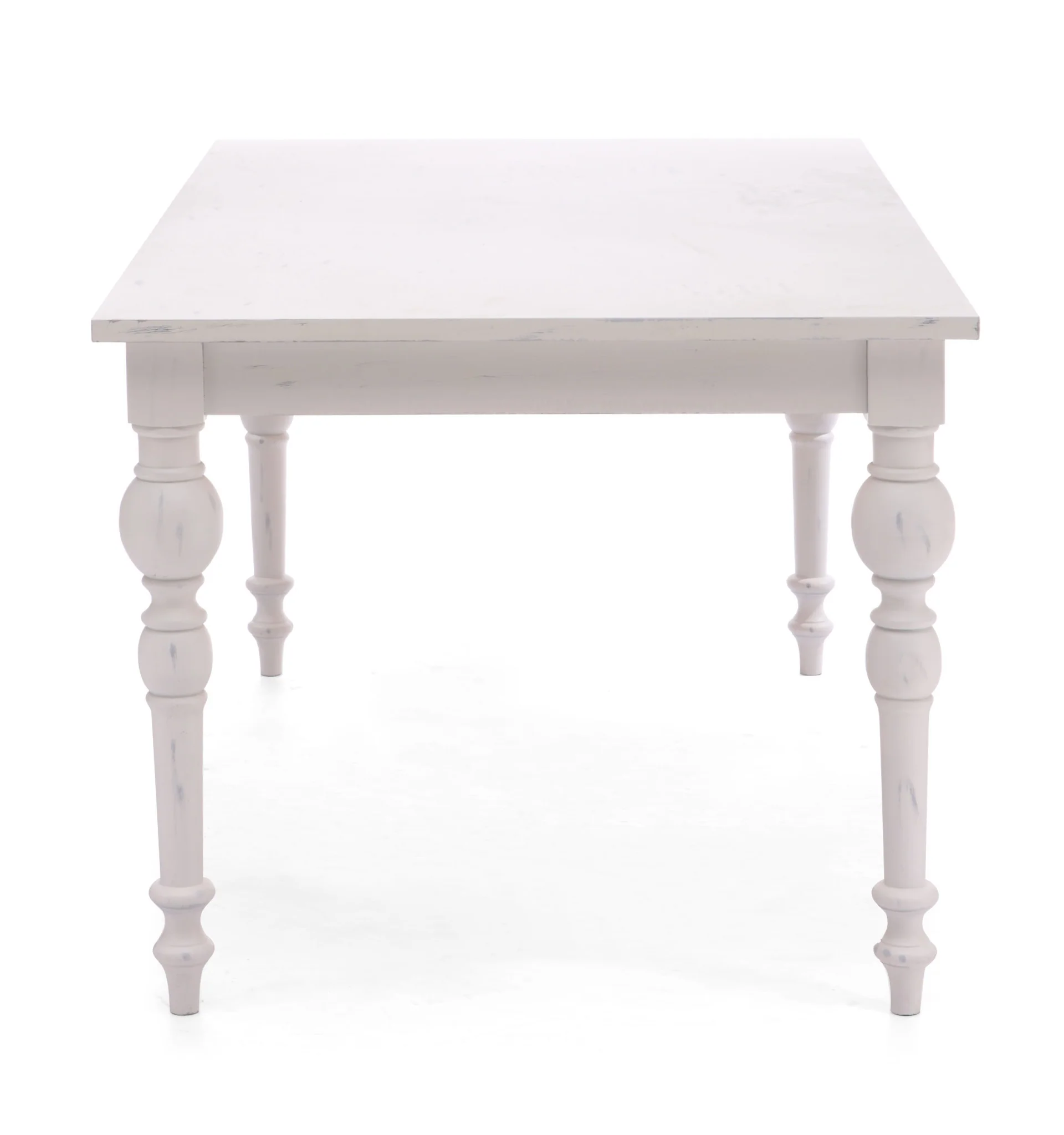 Sandisfield Dining Table Antique White - Image 2