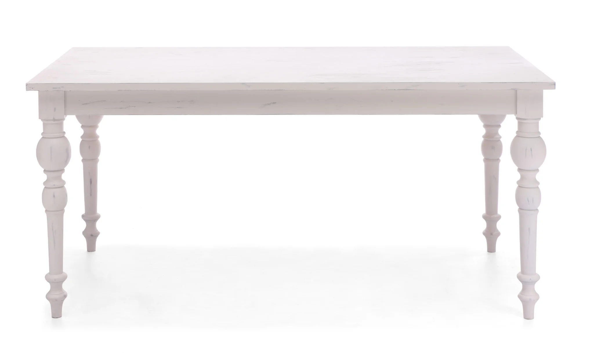 Sandisfield Dining Table Antique White - Image 3