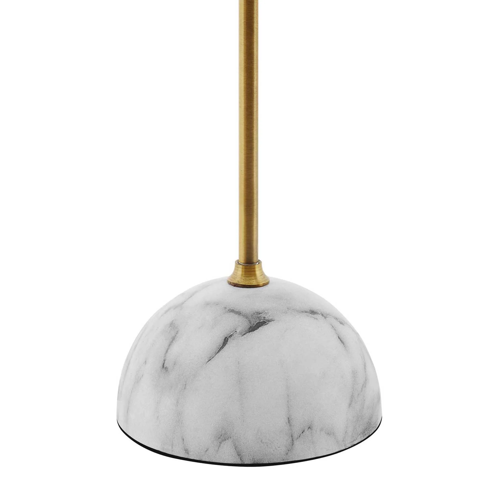 Sandy White Marble Table Lamp Brass Gold/White - Image 3