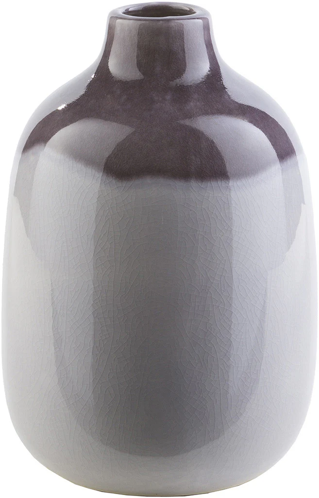 Santo Ceramic Table Vase Charcoal - Image 2