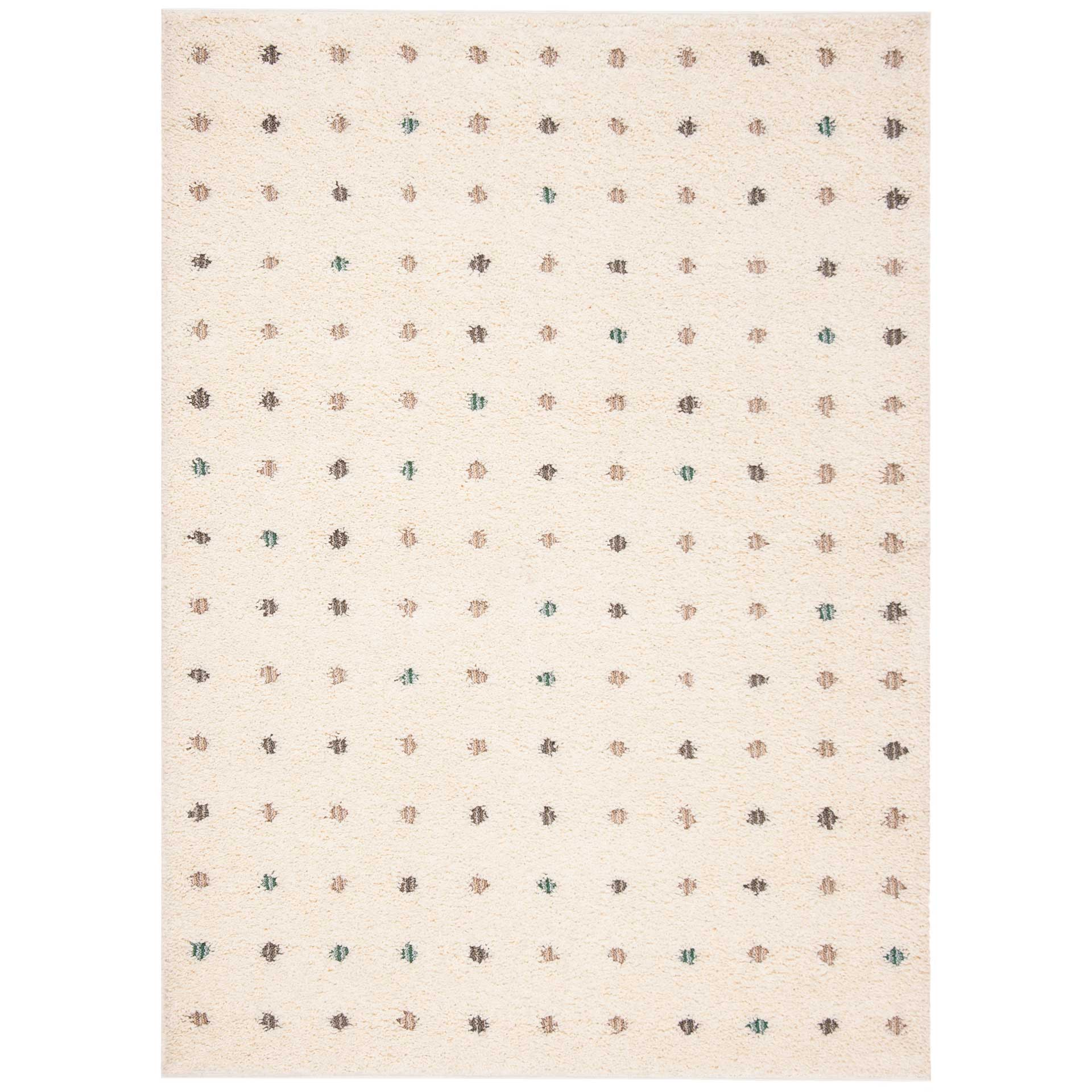 Santorini Shag Dots Cream/Multi Area Rug - Image 3
