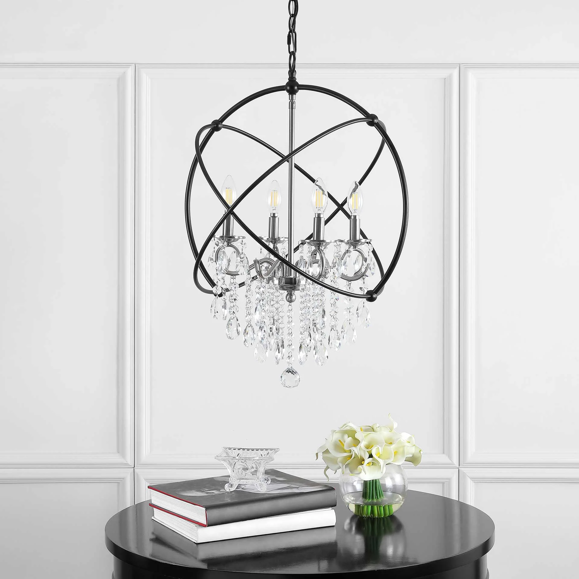 Sarah Pendant Nickel/Black - Image 3