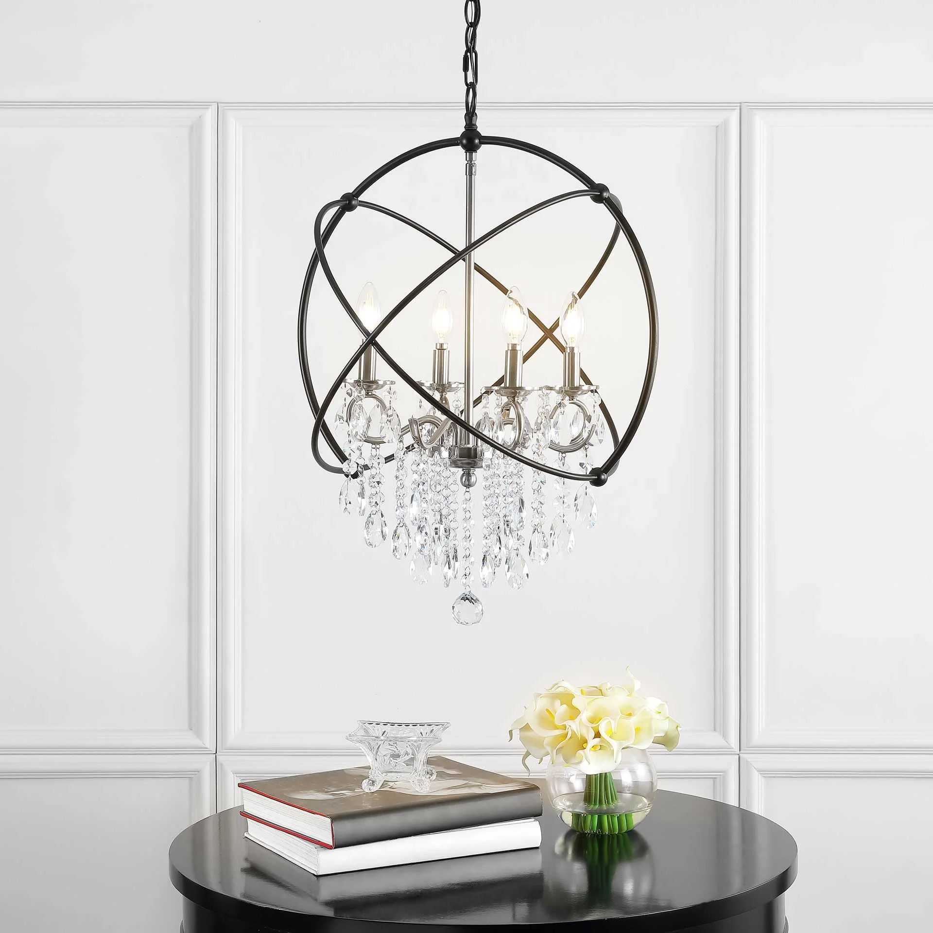 Sarah Pendant Nickel/Black - Image 4