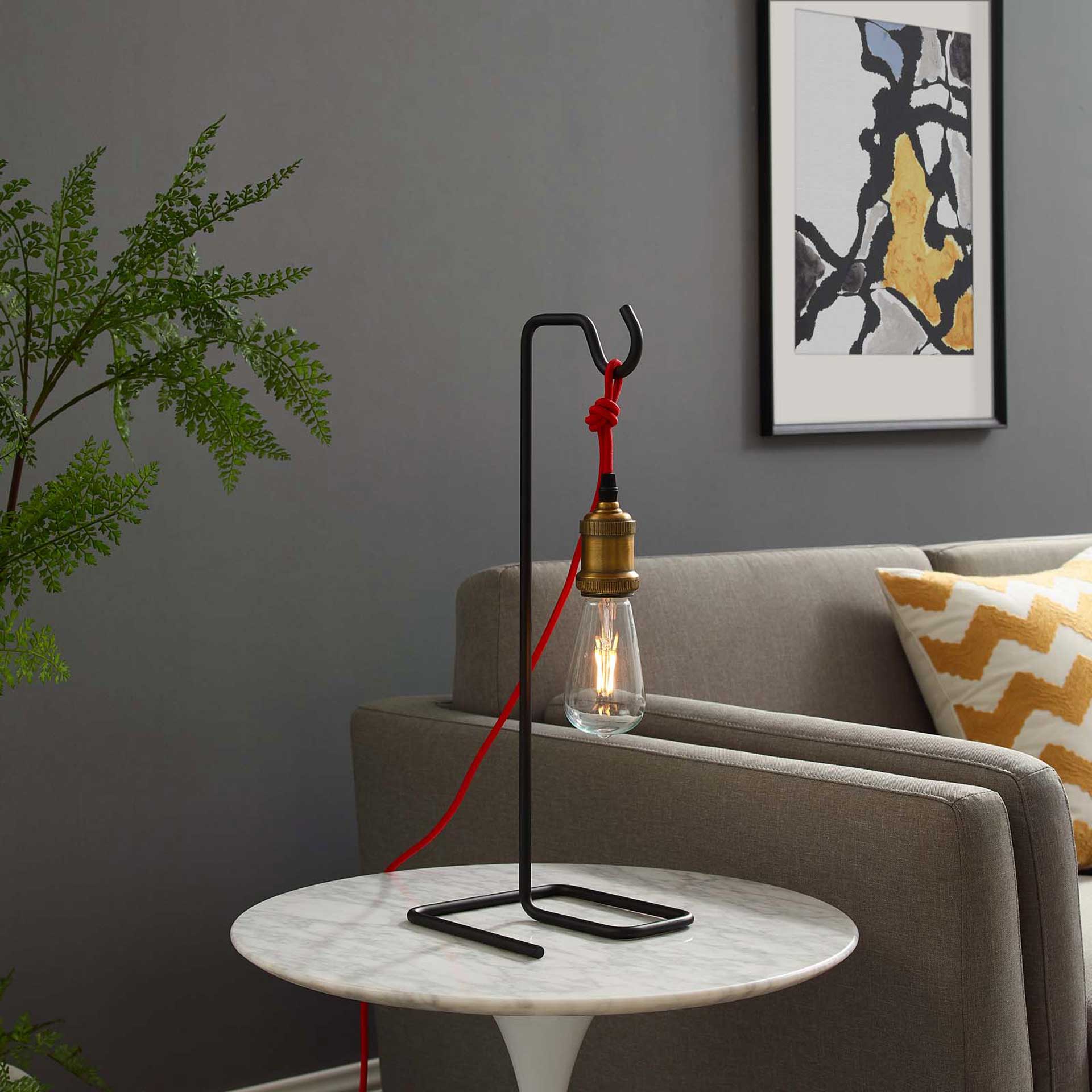 Sariyah Table Lamp Brass Gold/Black - Image 5