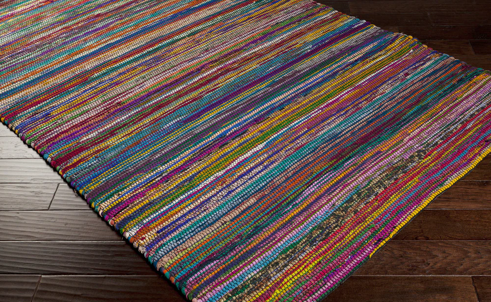 Saturday Night Poppy/Cobalt Area Rug - Image 3