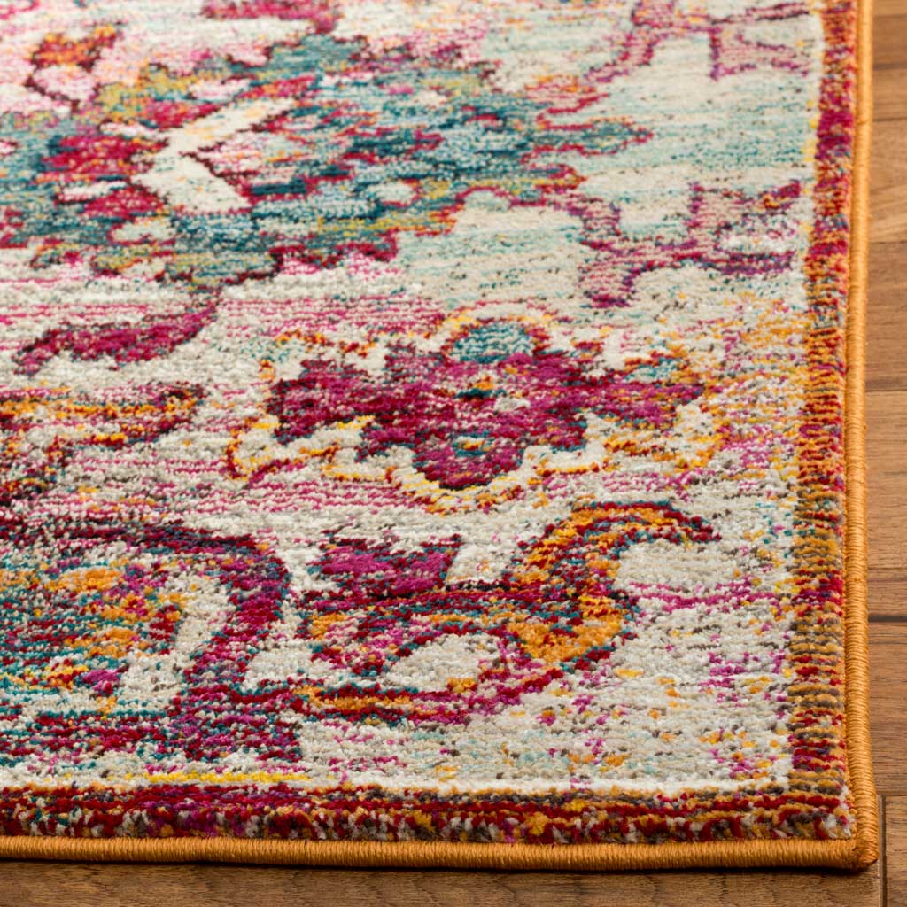 Savannah Cream/Orange Area Rug - Image 2