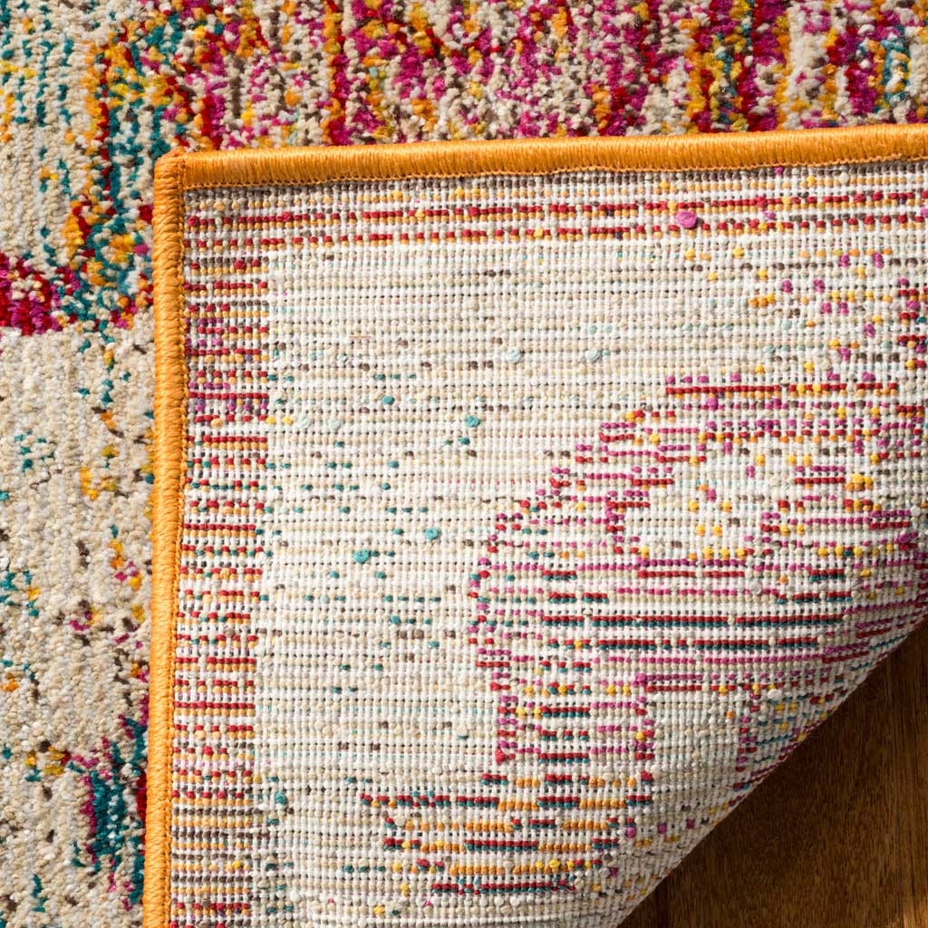 Savannah Cream/Orange Area Rug - Image 3